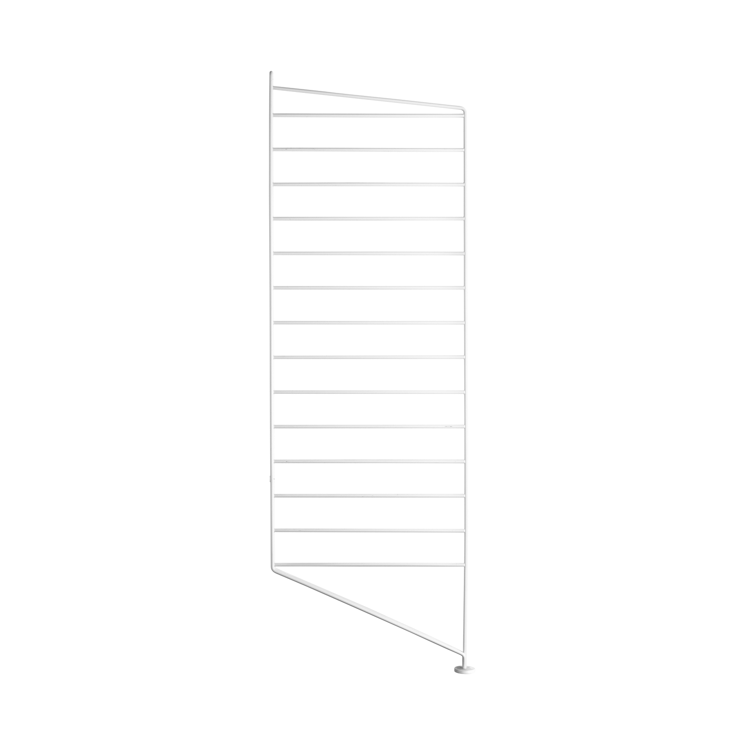 String Furniture White - Floor Mount String System - Lacquered Steel - Designer Nils Strinning