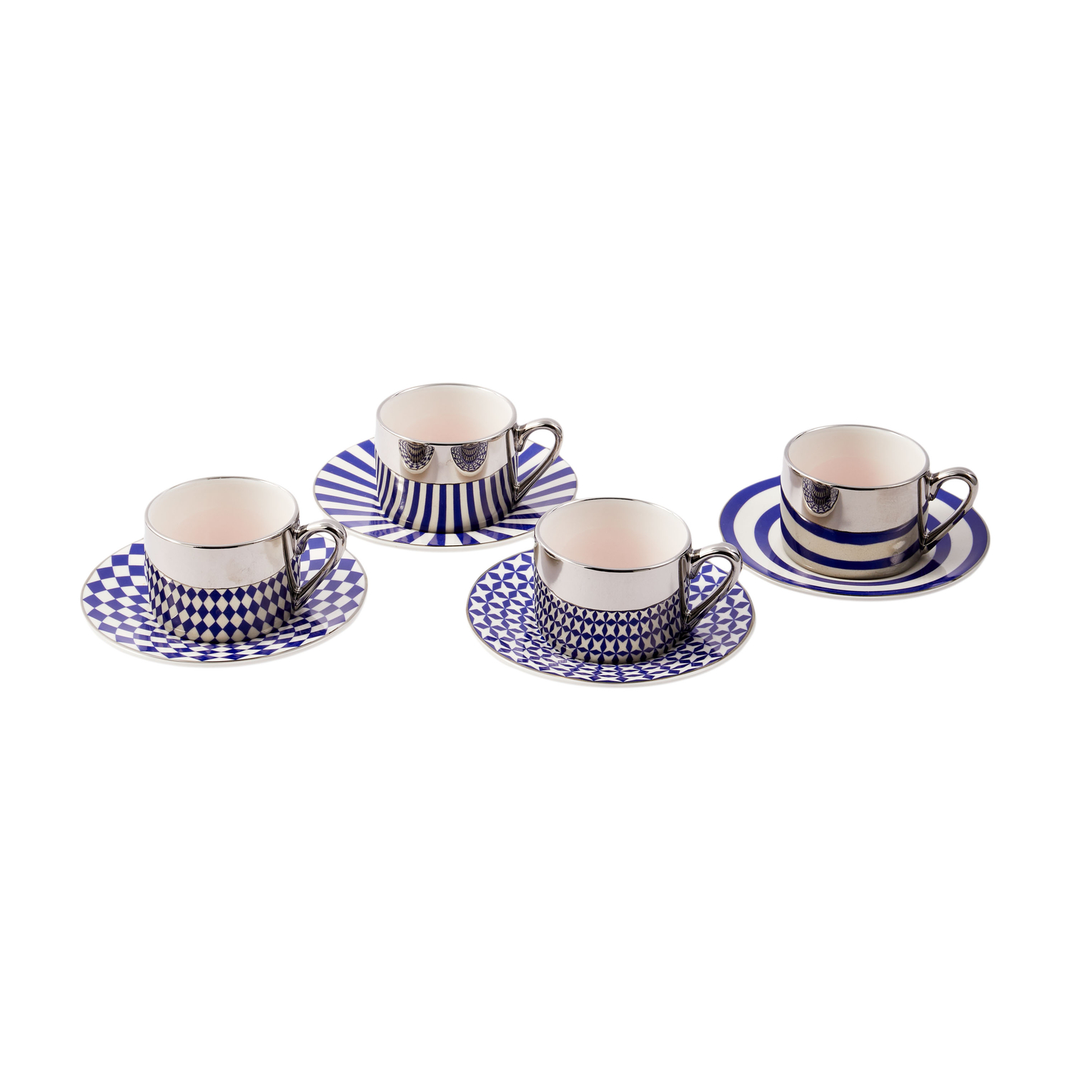 Pols Potten Blau - Espressotasse Aunty - Keramik, Porzellan