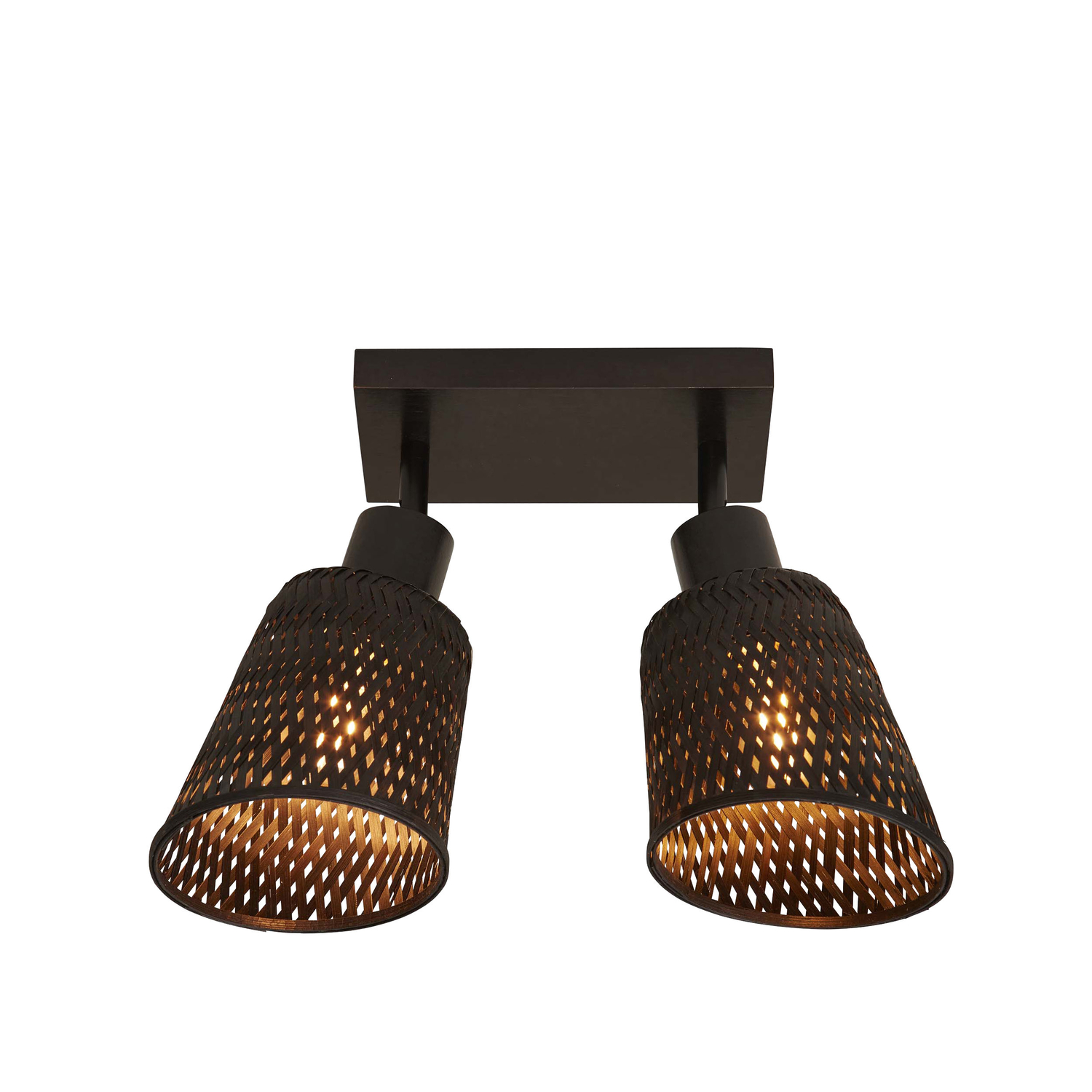 Good & Mojo Beige - Adjustable Ceiling Spotlight Java - Woven Bamboo