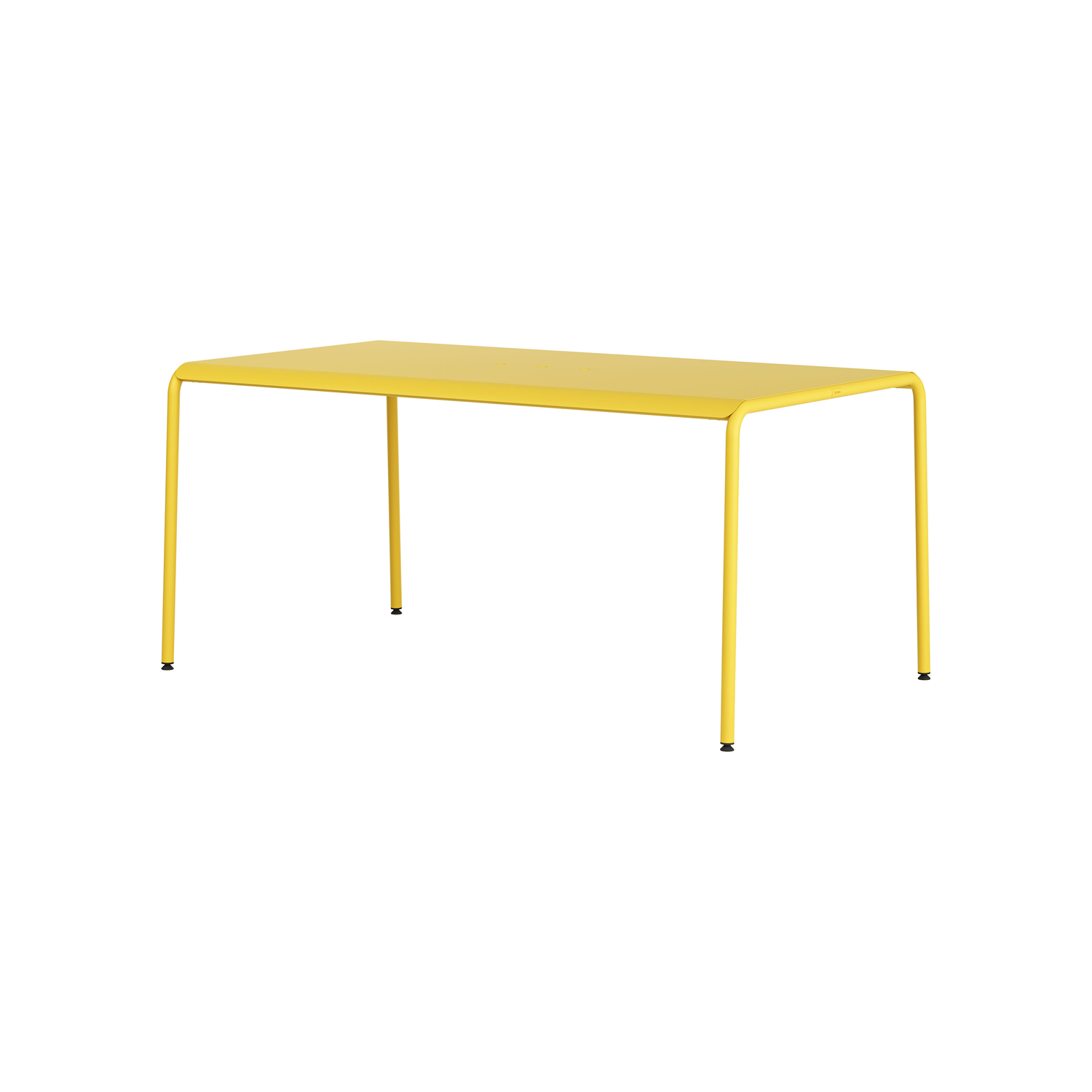 Tiptoe Yellow - Rectangular Table Panorama - Powder Coated Steel