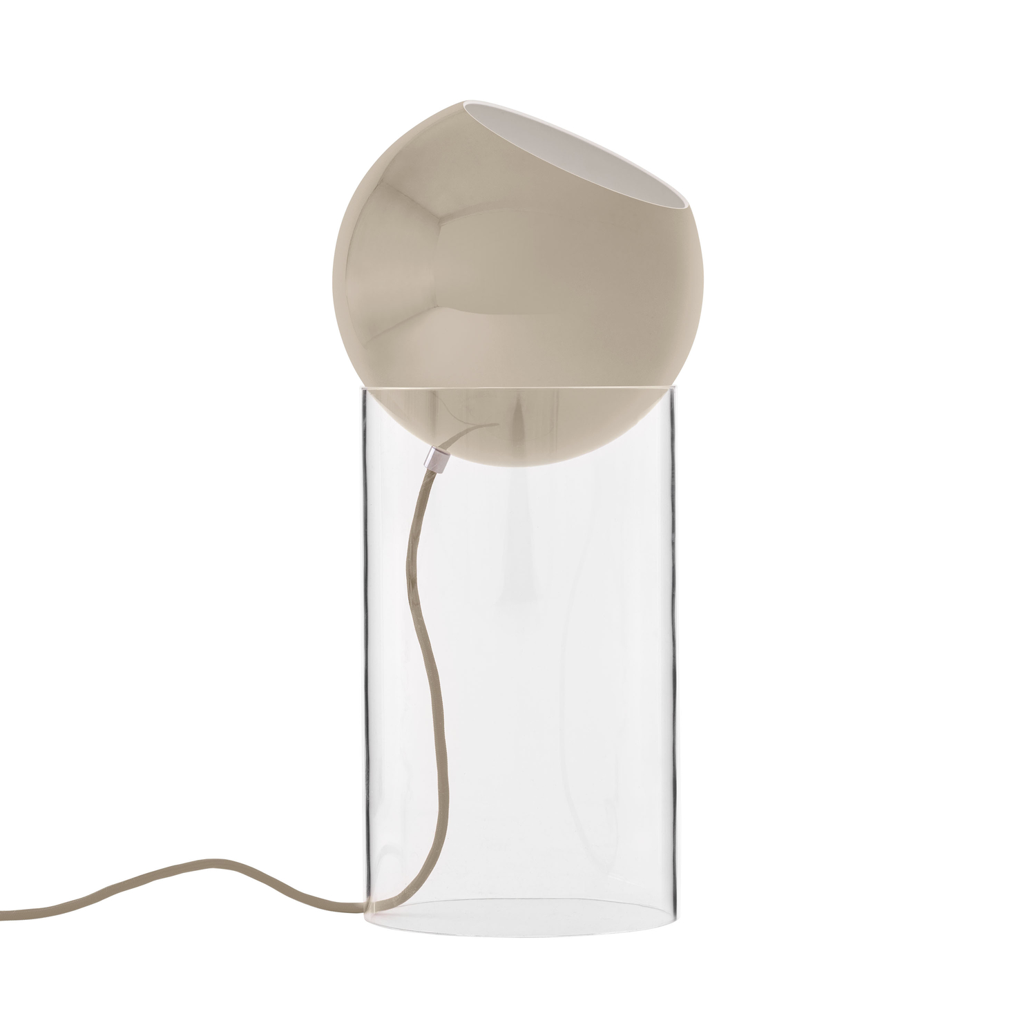 &tradition - Lampe à poser Topan - Beige - Acrylique - Designer Verner Panton &tradition - Lampe à poser Topan - Beige - Acrylique - Designer Verner Panton