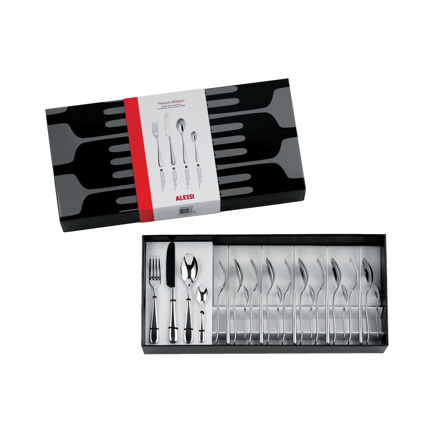 Alessi - Kitchen Cupboard Nuovo Milano - Metal - Polished Stainless Steel - Designer Ettore Sottsass