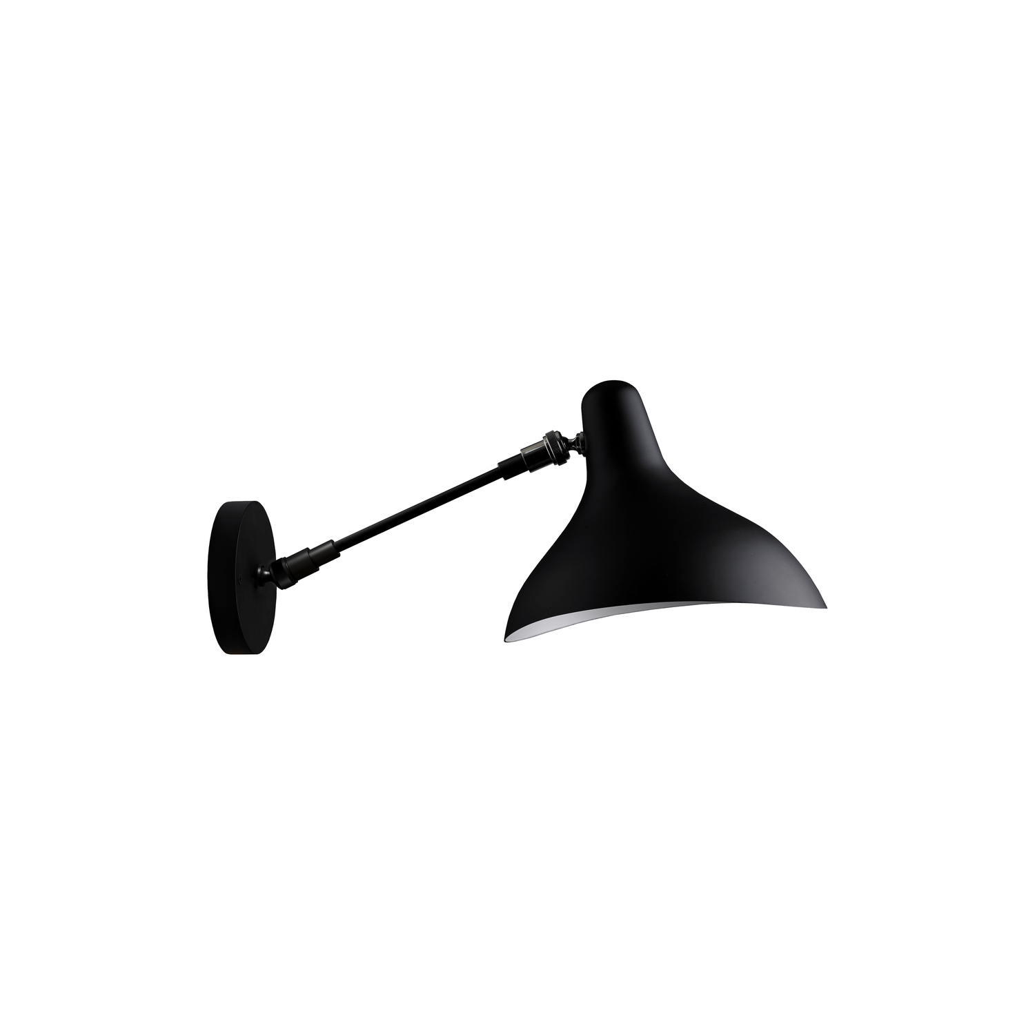 Dcw Éditions Light/Black - Wall Mantis - Brass - Designer Bernard Schottlander