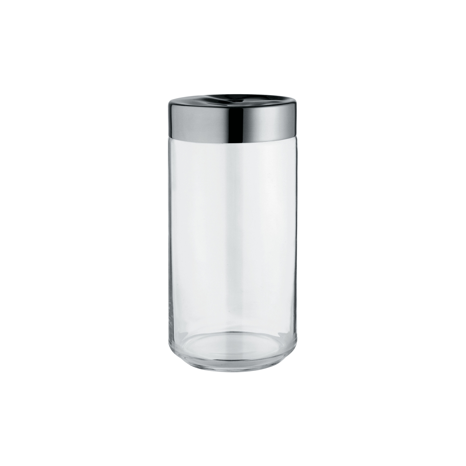 Alessi - Airtight Jar Julieta - Transparent - Stainless Steel - Designer Lluis Clotet