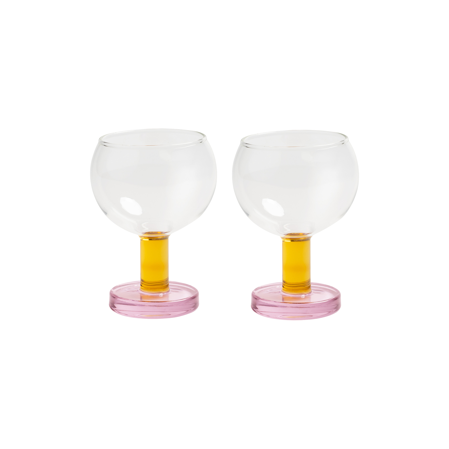Klevering Pink & - Set Of 2 Cantine - Borosilicated Glass