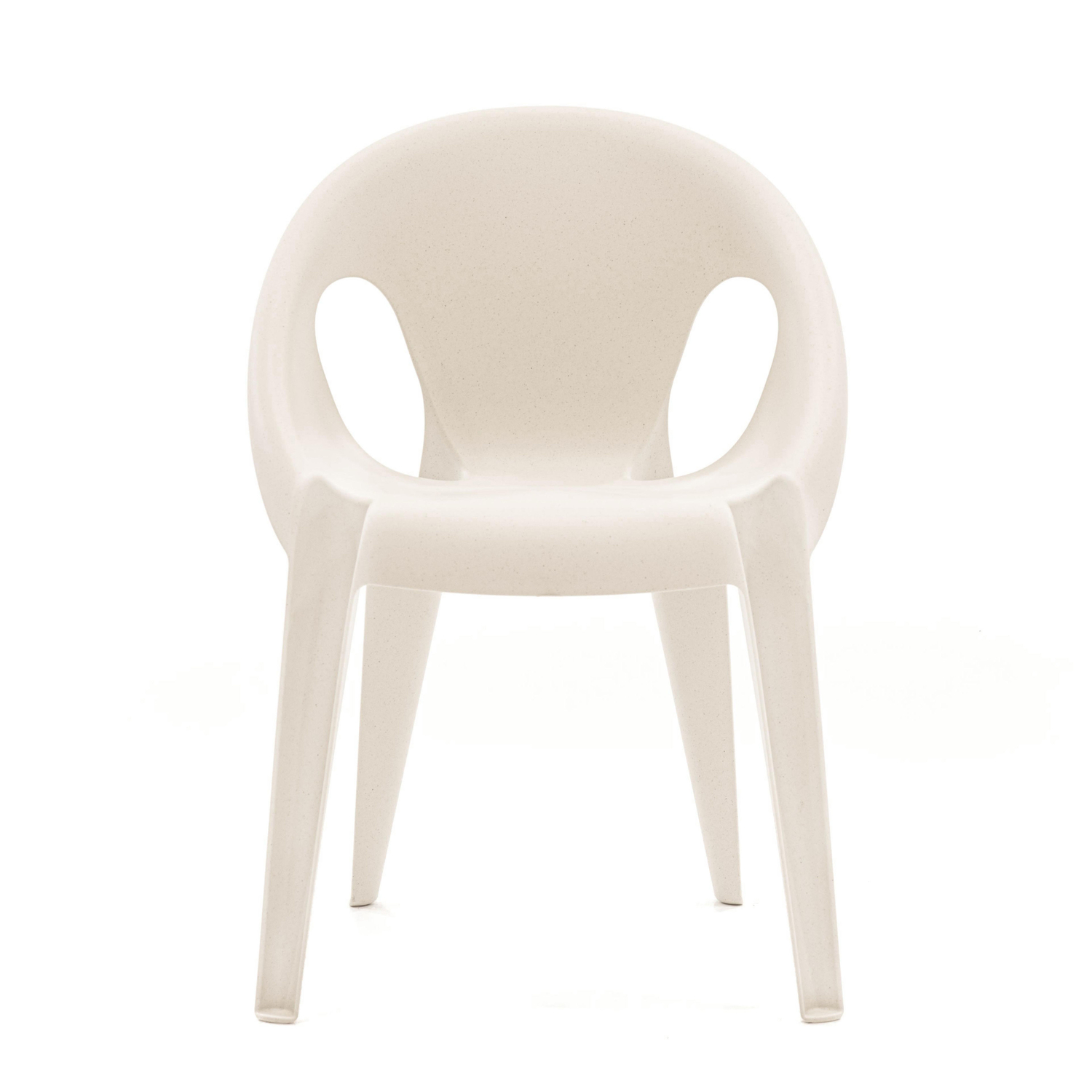 Magis - Fauteuil empilable Bell - Blanc - Polypropylène recyclé - Designer Konstantin Grcic