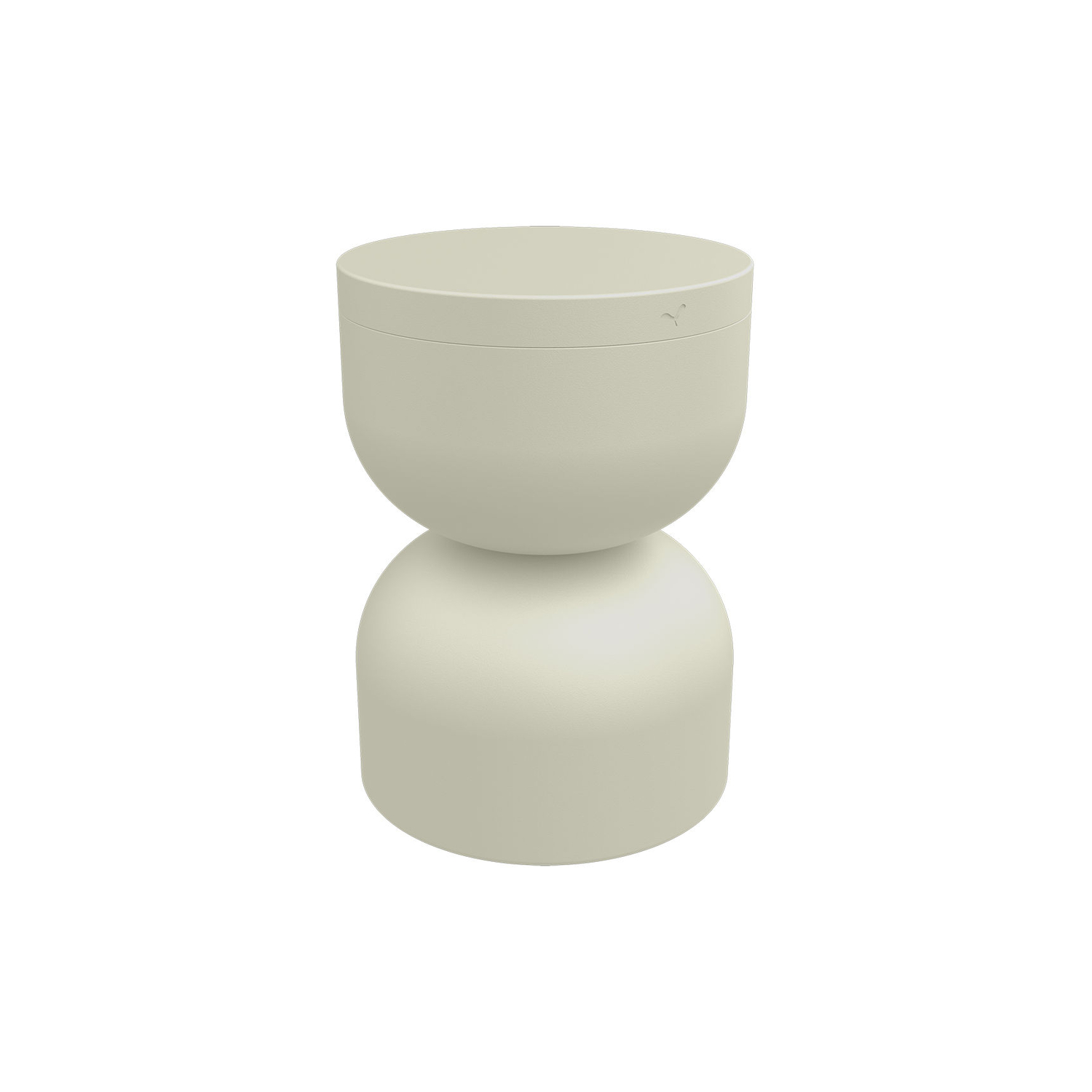 Fermob - Hocker Piapolo - Grau - Aluminium - Designer Tristan Lohner