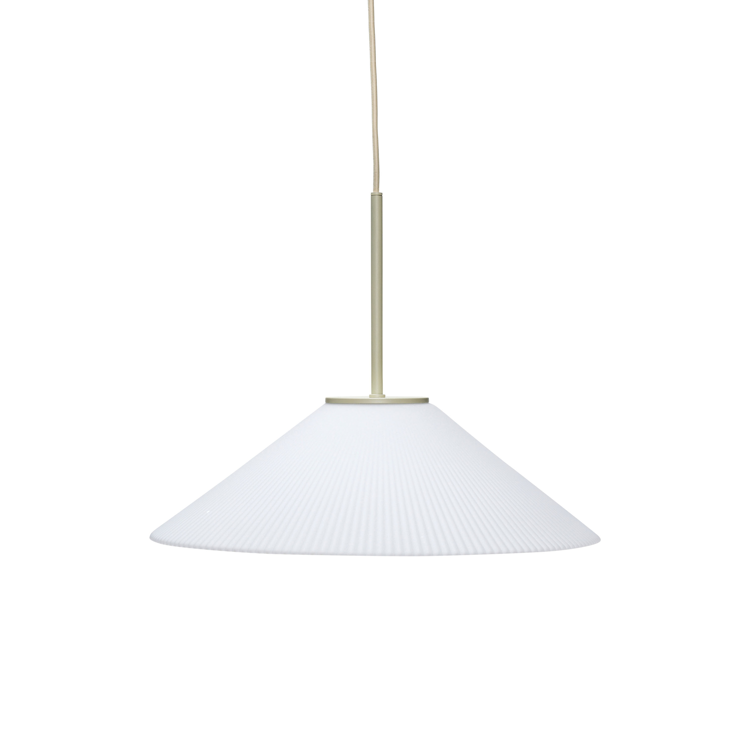 Hübsch White - Pendant Solid - Iron