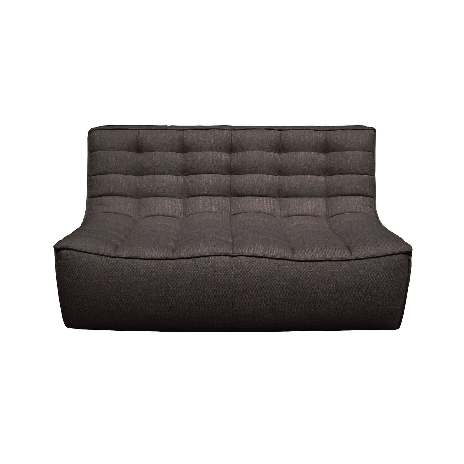 Ethnicraft - Divano 2 posti N701 - Grigio - Espanso - Designer Jacques Deneef