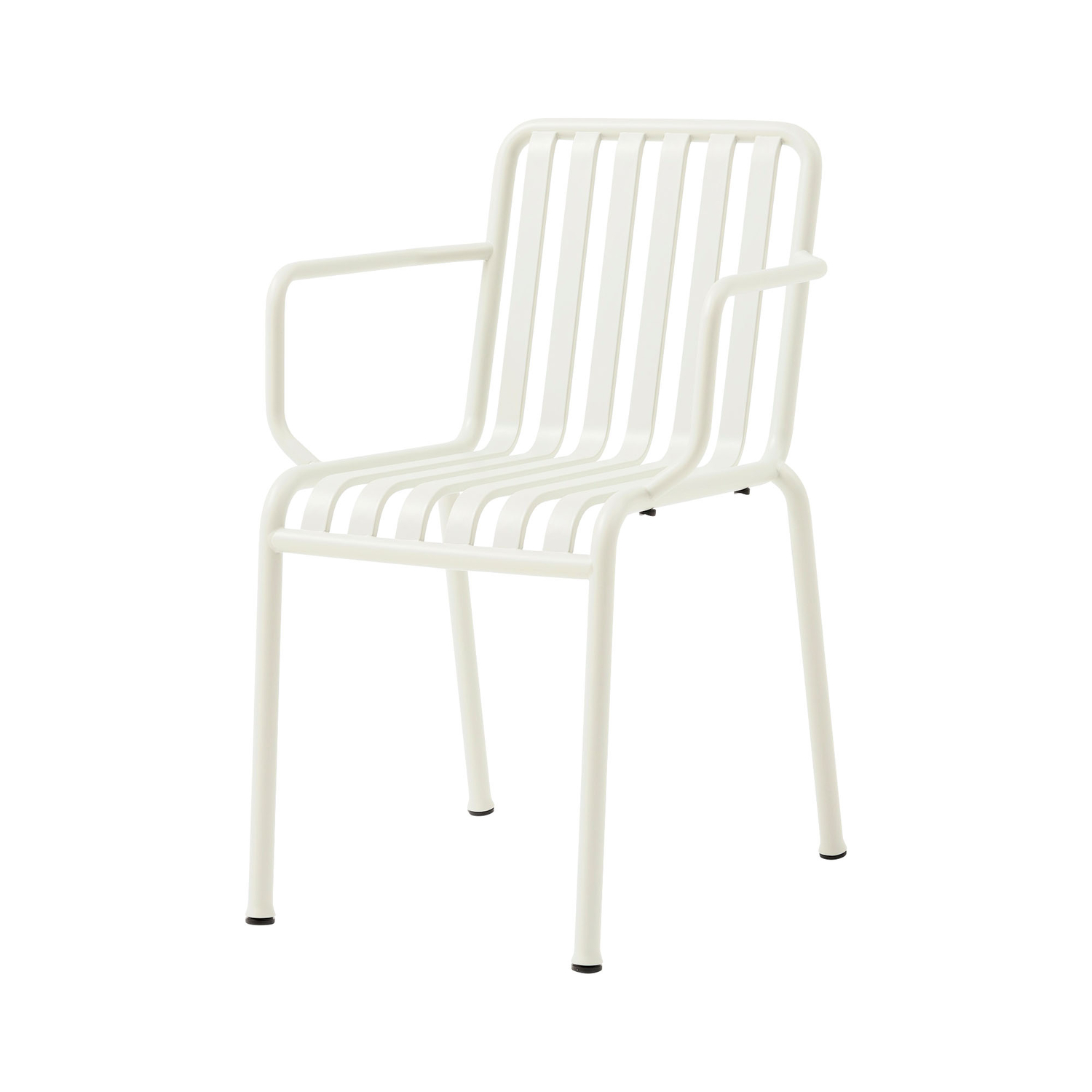 Hay White - Stackable Armchair Palissade - Steel - Designer Ronan & Erwan Bouroullec