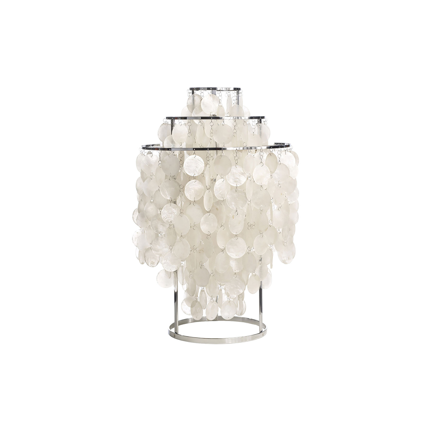 Verpan White - Table Lamp Fun - Pearly - Designer Verner Panton