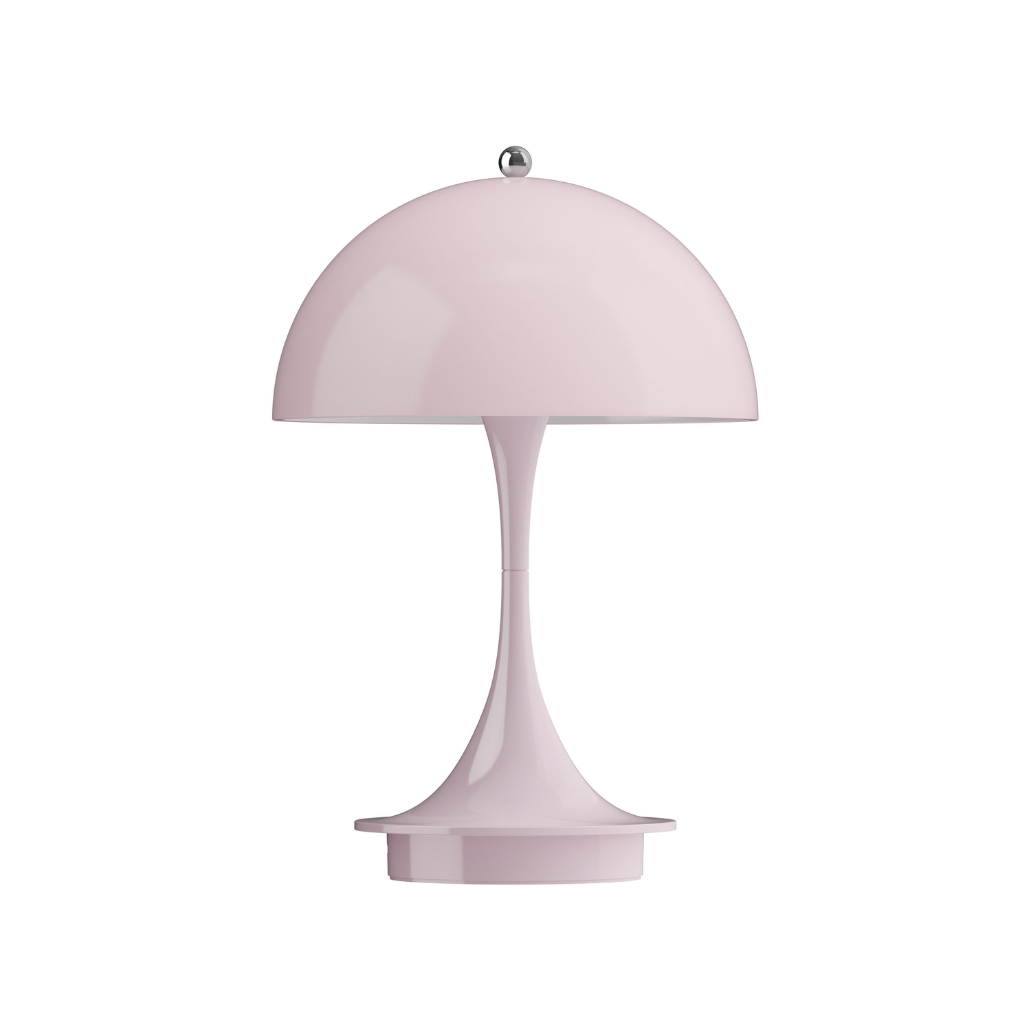 Louis Poulsen Pink - Wireless Rechargeable Lamp Panthella - Polycarbonate - Designer Verner Panton