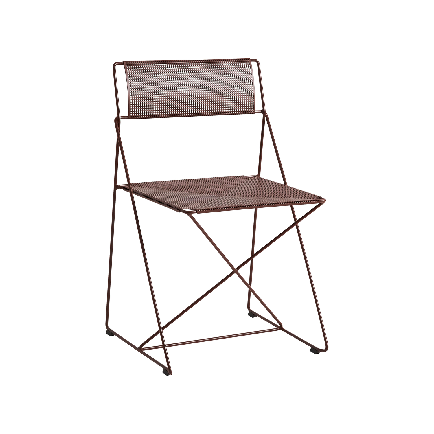 Hay Red - Stacking Chair X-Line - Steel - Designer Niels Jørgen Haugesen