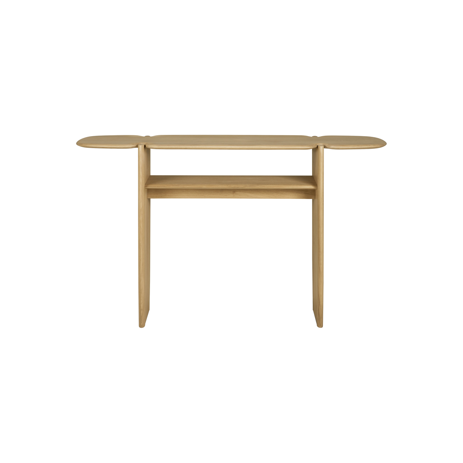 Ethnicraft - Console Pi - Natural Wood - Solid Oak - Designer Alain Van Havre
