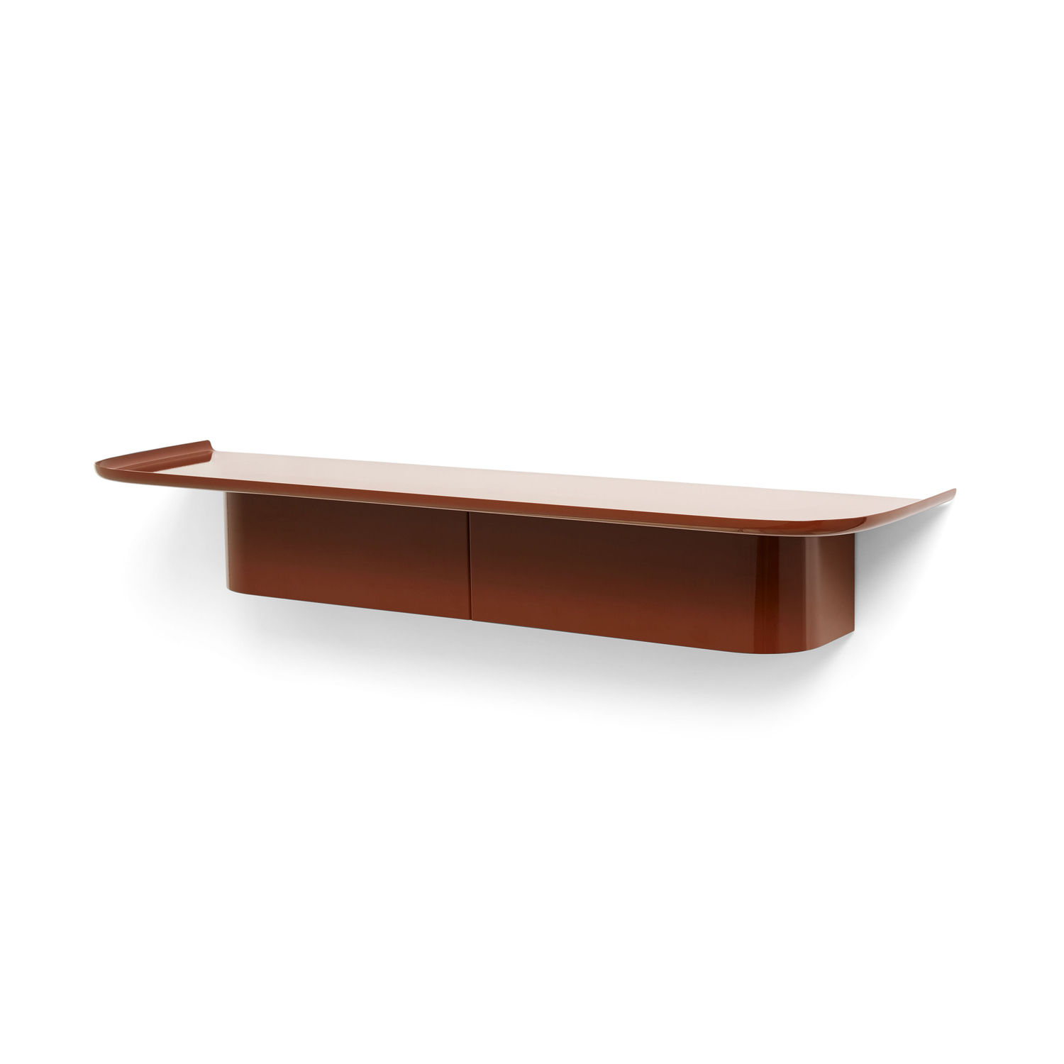 Hay - Étagère Korpus - Rouge - Aluminium - Designer Andreas Bergsaker