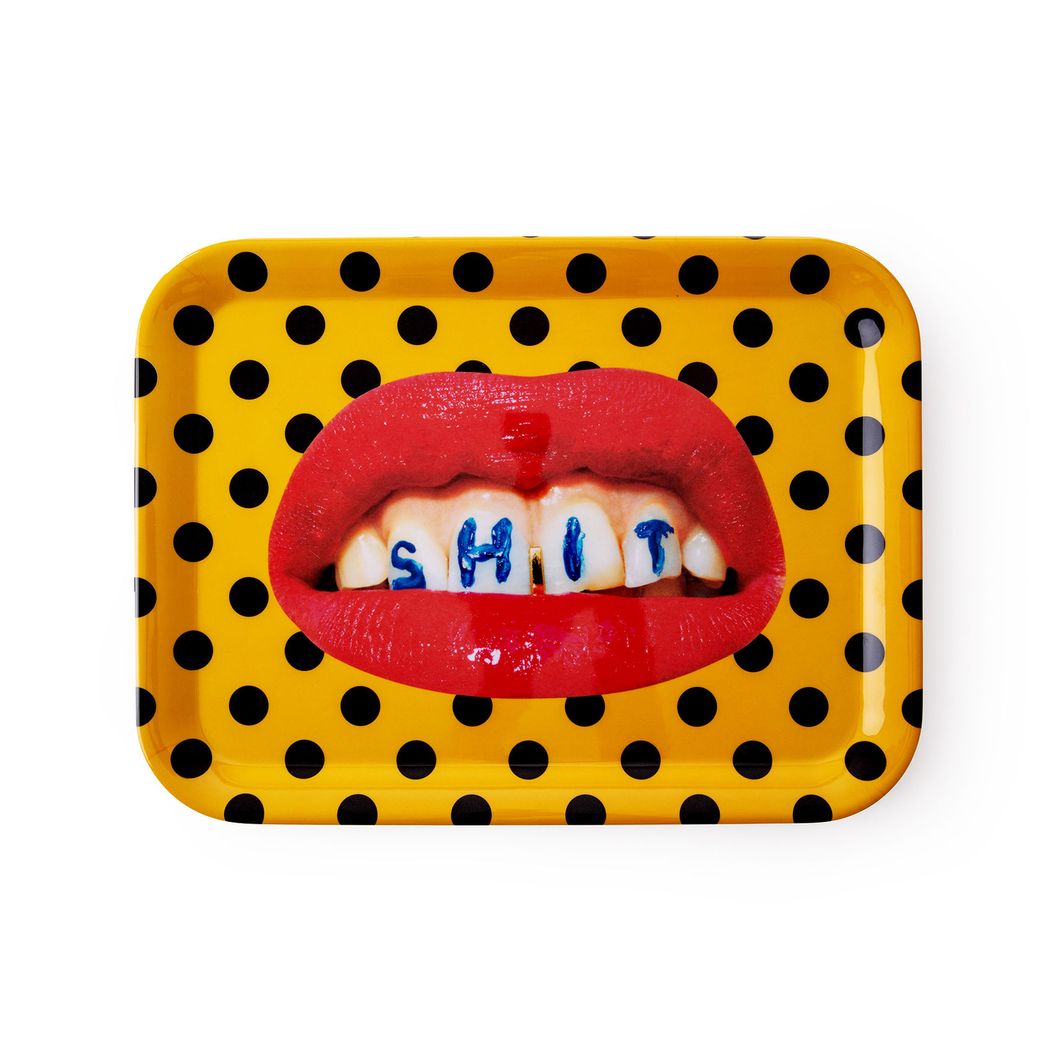 Seletti Yellow - Tray Toilet Paper - Melamine - Designer Pierpaolo Ferrari