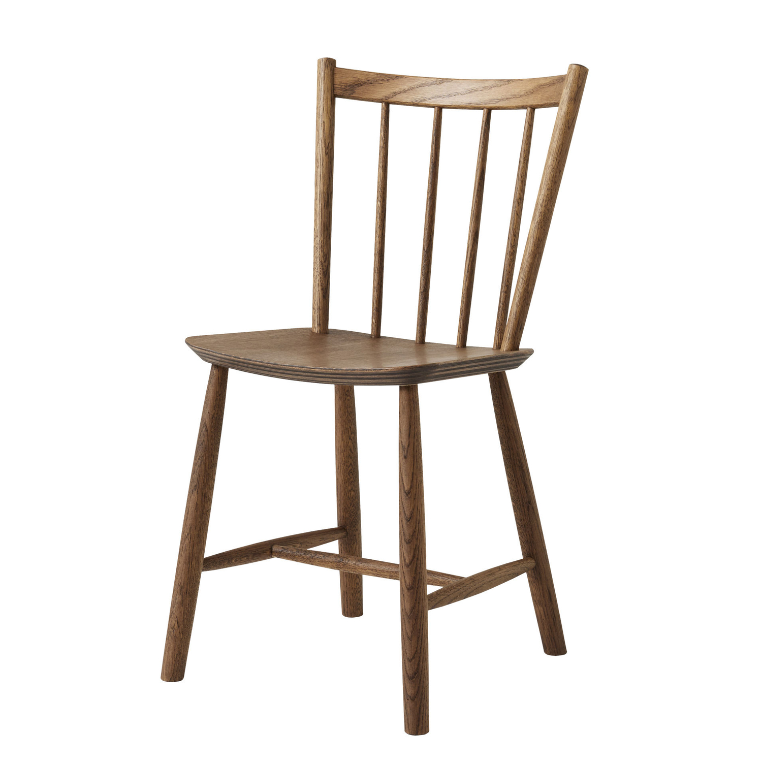 Hay Dark - Chair Fdb Collection - Natural Wood - Oak Veneer - Designer Børge Mogensen