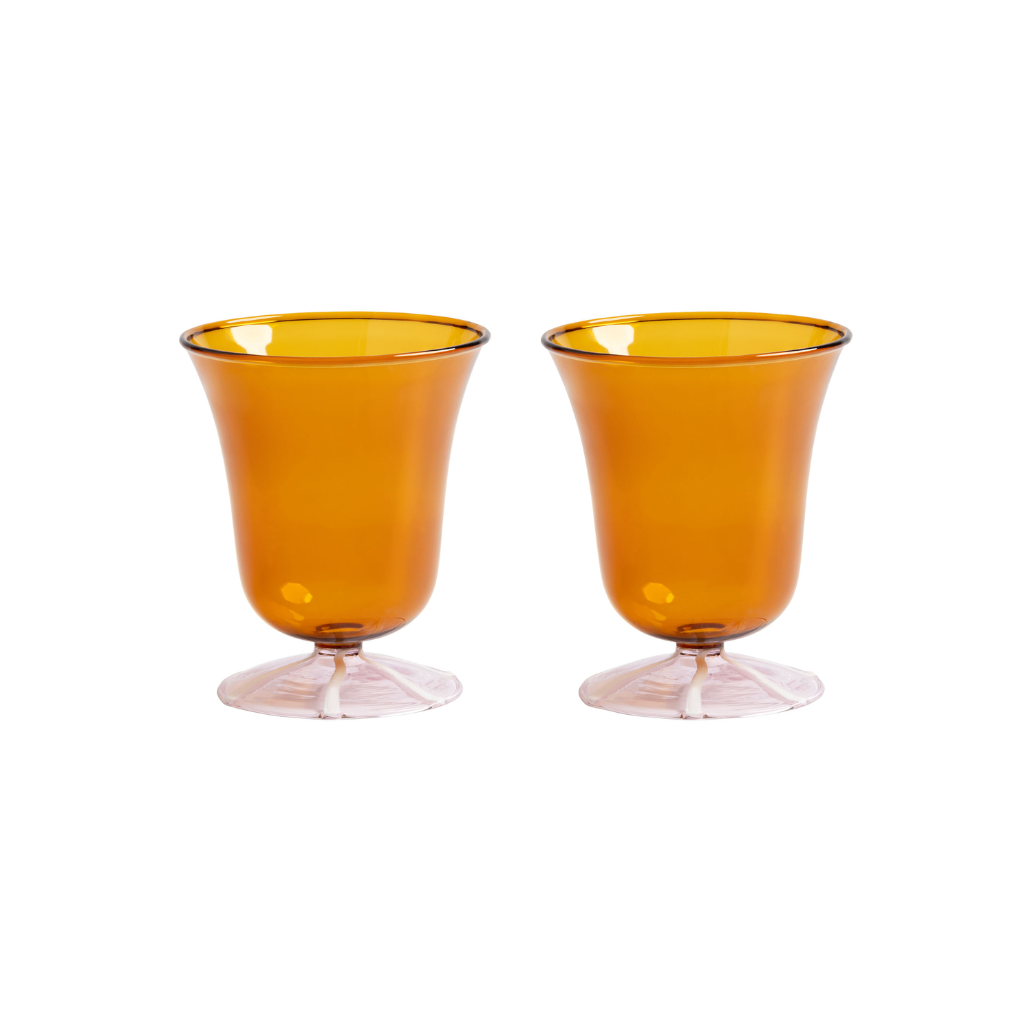 Klevering Orange & - Set Of 2 - 20 Cl Marin - Borosilicated Glass