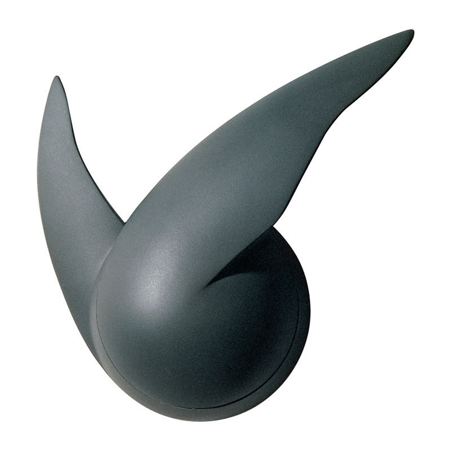 Alessi Black - Wall Clock - Abs - Designer Philippe Starck