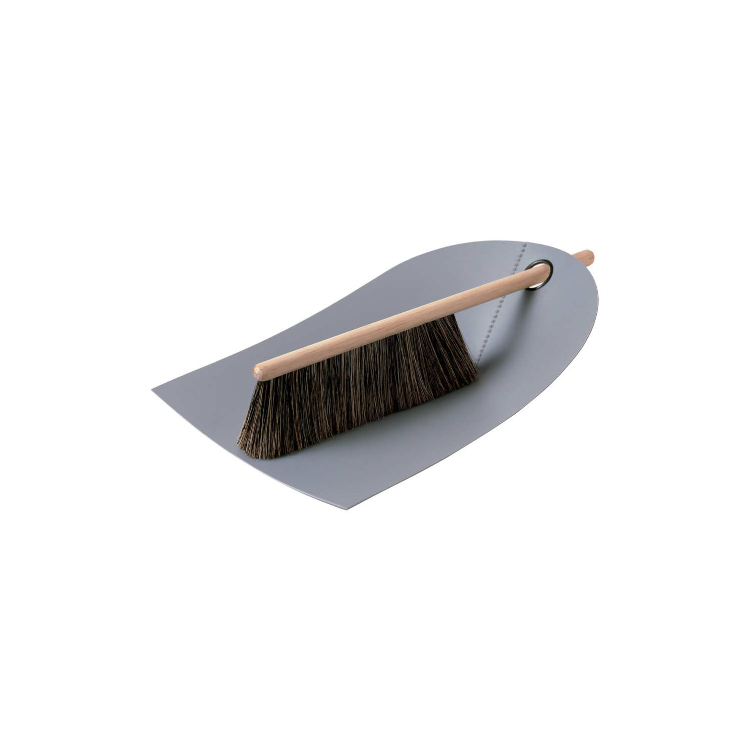 Normann Copenhagen Grey - Brush And Dustpan Set Dustpan & Broom - Beechwood - Designer Ole Jensen