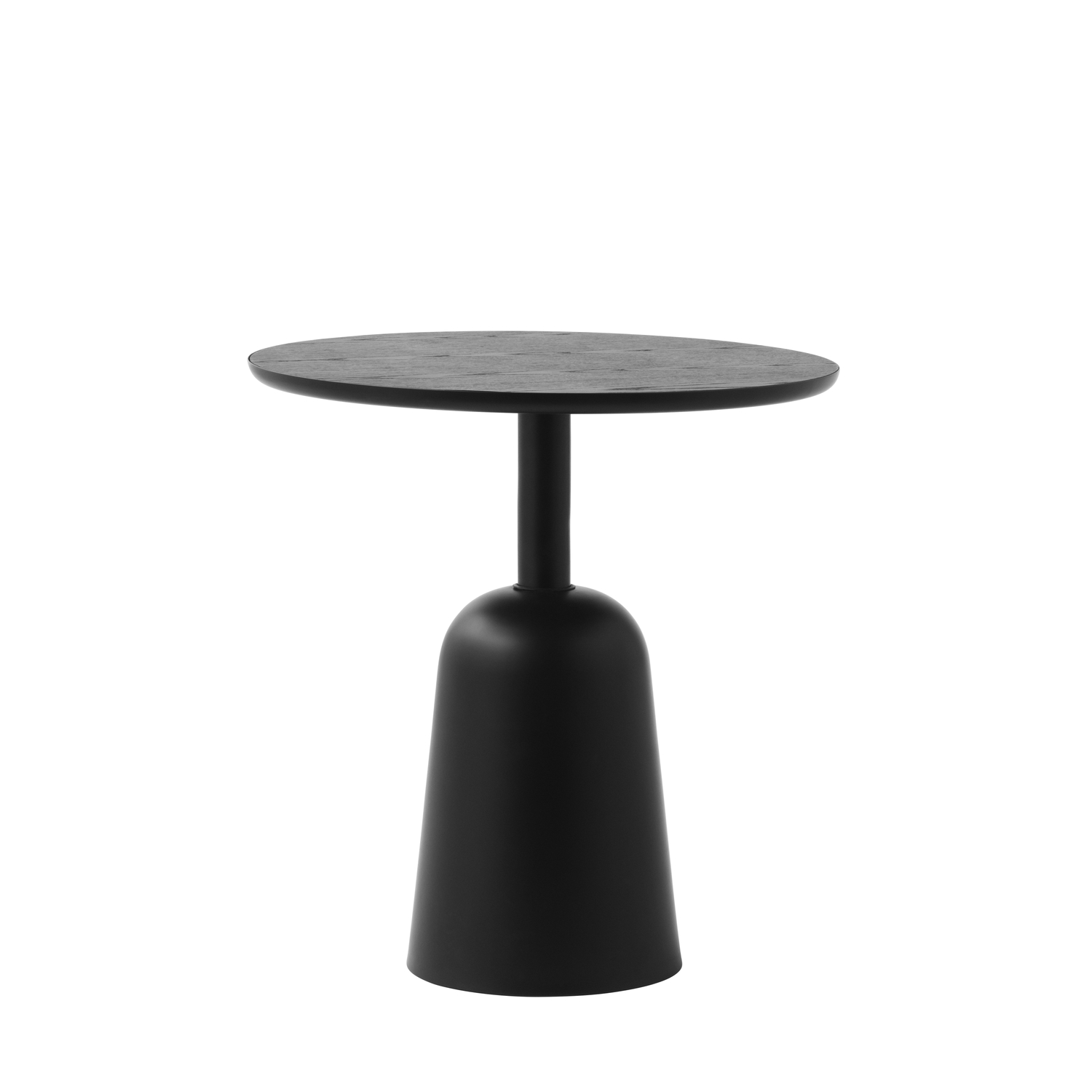 Normann Copenhagen Black - Coffee Table Turn - Painted Ash Plywood - Designer Simon Legald