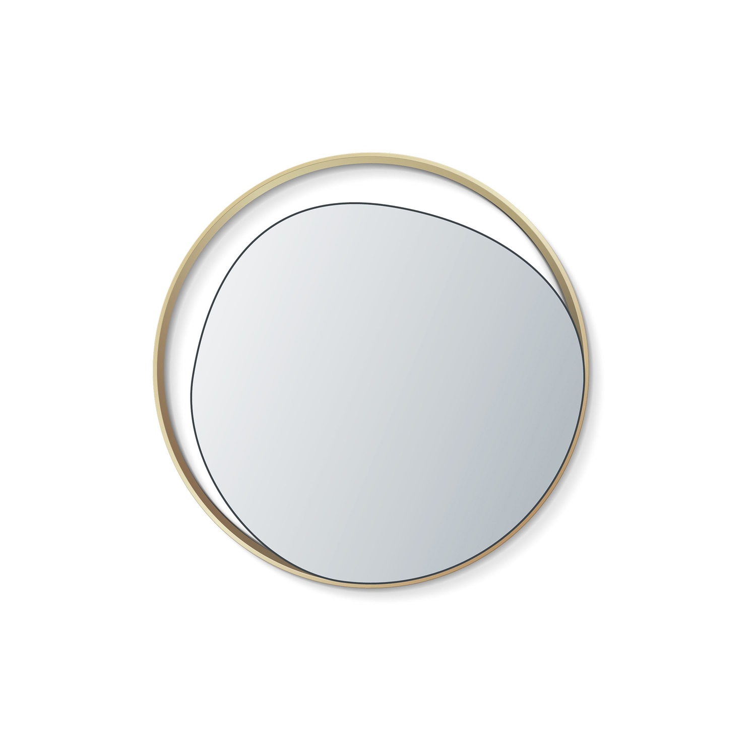 Red Edition - Miroir Mural Miroirs - Métal - Bois