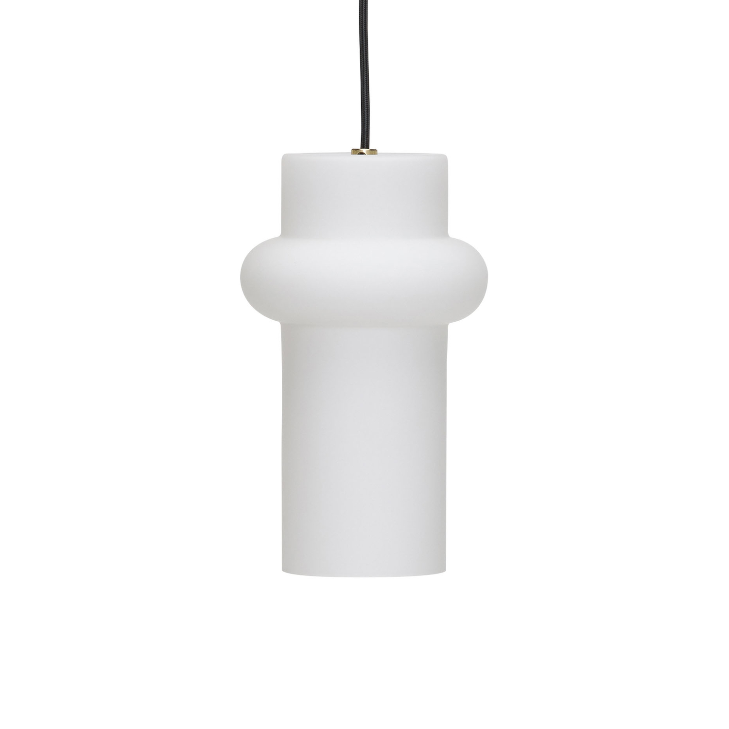 Hübsch White - Pendant Pilule - Mouth Blown Glass