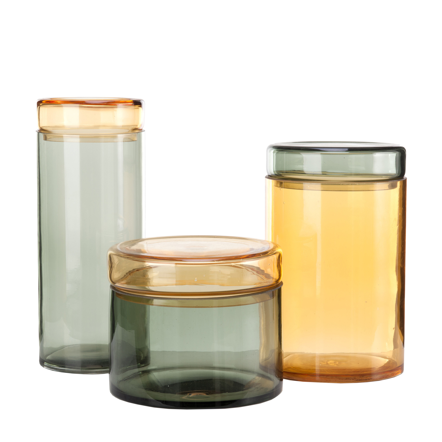 Polspotten Grey - Set Of 3 - Hand-Blown Glass Bubbles - Mouth Blown Glass - Designer Pols Potten Studio