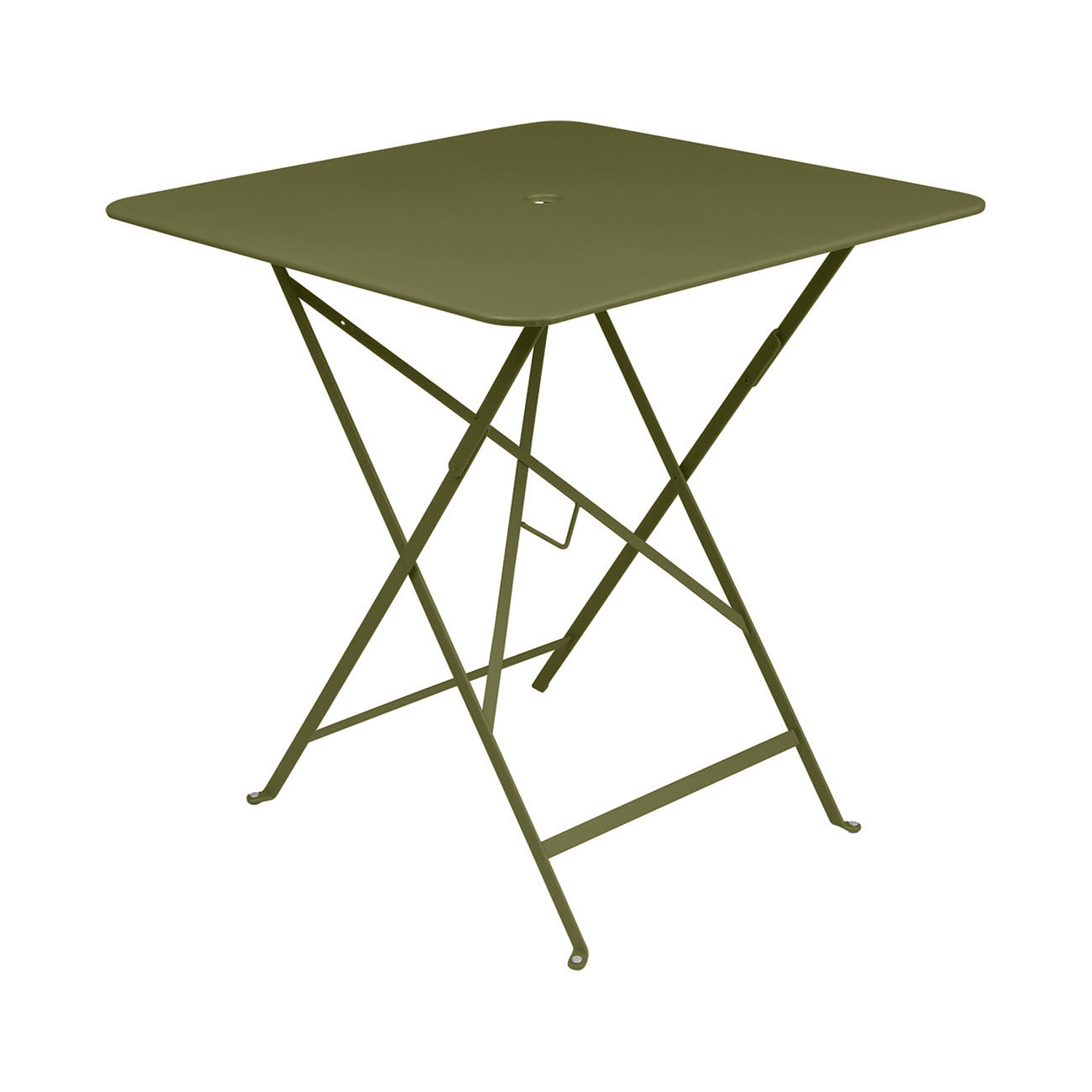 Fermob - Table carrée Bistro - Vert - Acier laqué - Designer Studio Fermob
