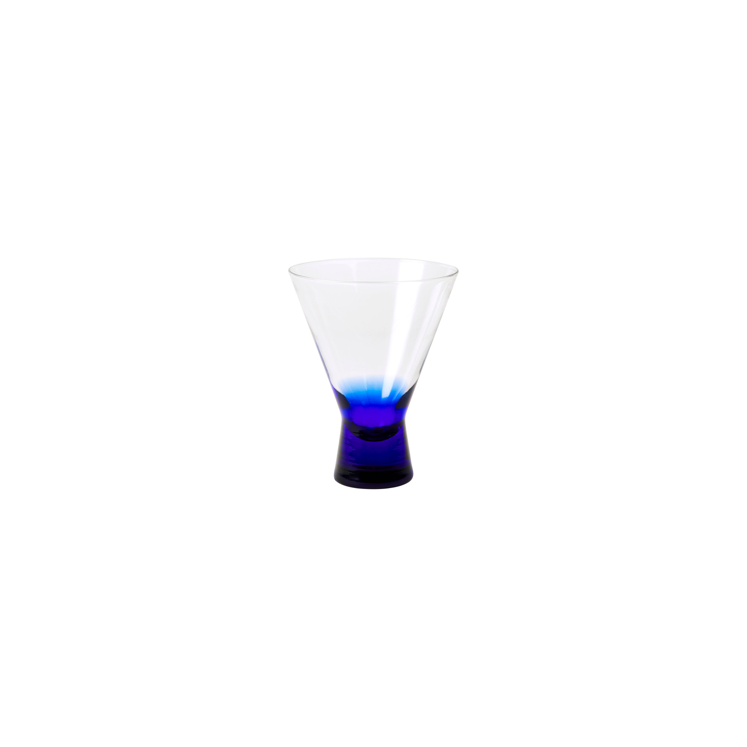 BROSTE COPENHAGEN - Verre à cocktail Konus - Bleu - Verre soufflé bouche BROSTE COPENHAGEN - Verre à cocktail Konus - Bleu - Verre soufflé bouche