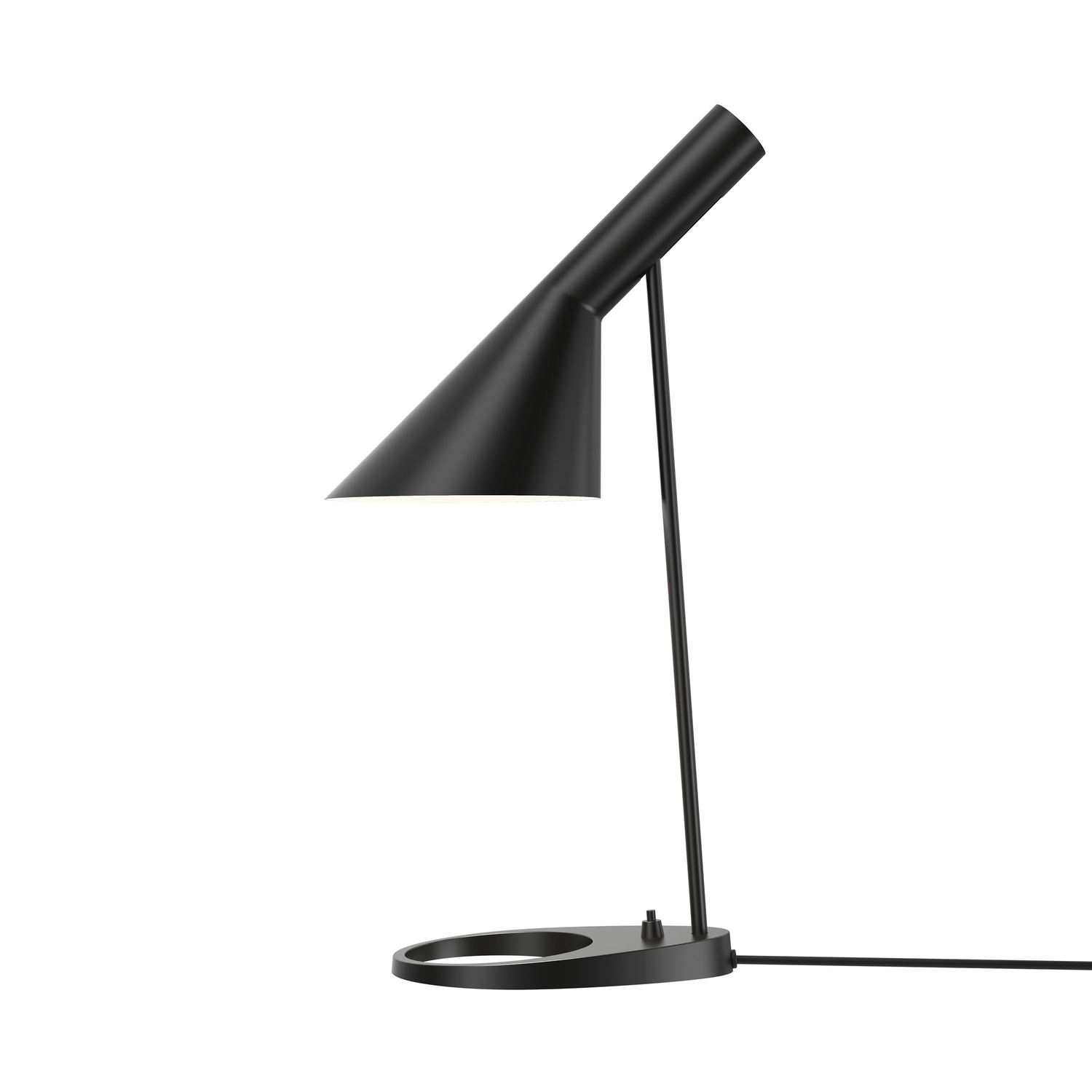 Louis Poulsen Black - Table Lamp Aj - Cast Iron - Designer Arne Jacobsen