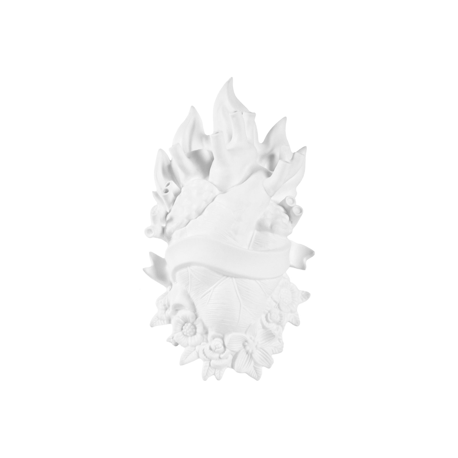 Seletti Weiss - Vasen Love In Bloom - Weiß - Porzellan - Designer Marcantonio