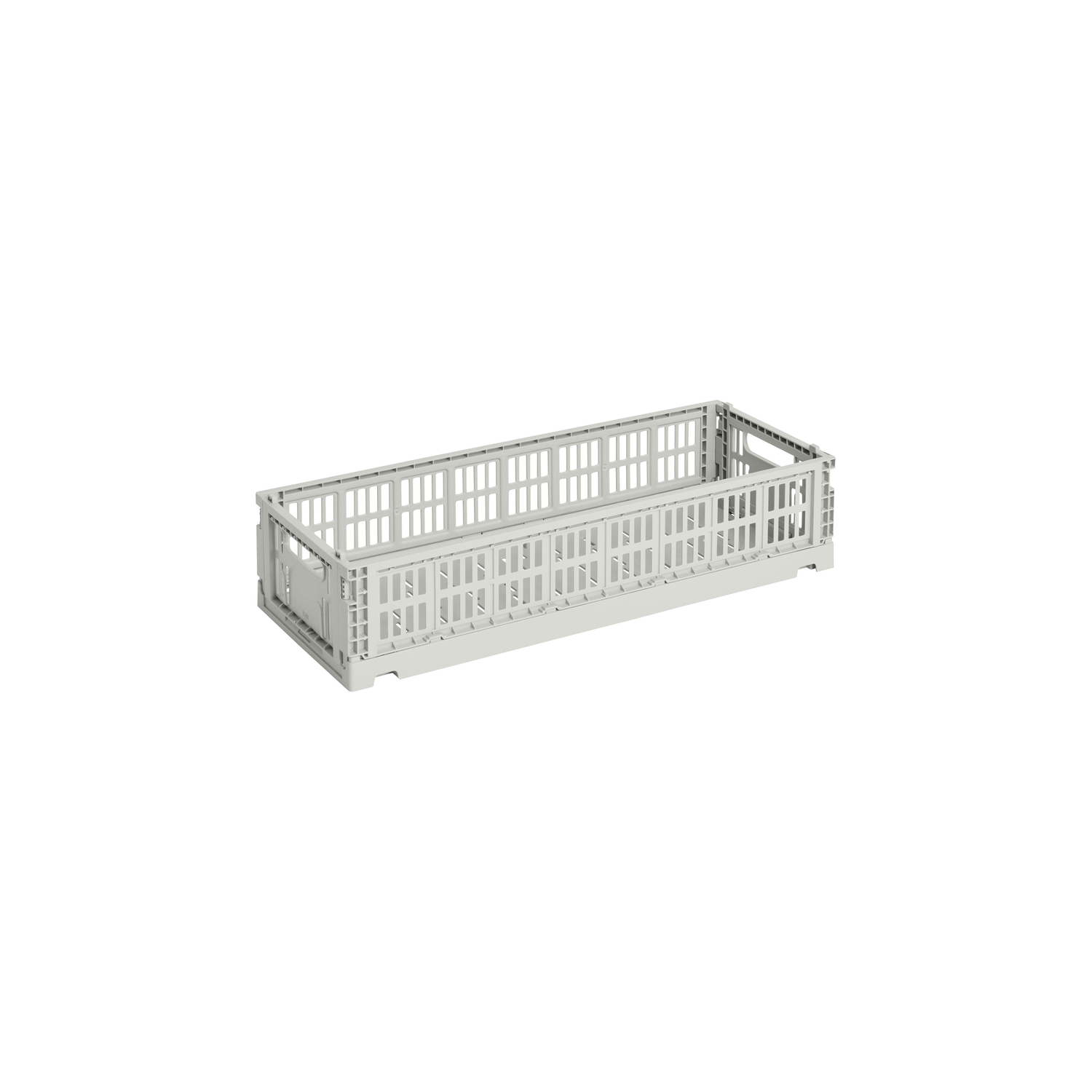Hay Grey - Basket Colour Crate - Recycled Polypropylene - Designer Studio
