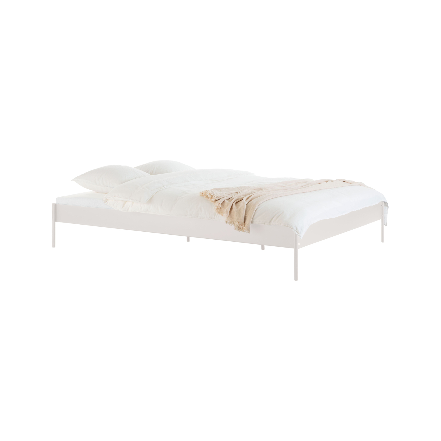 NOO. MA - Lit double Eton - Beige - Acier - Designer noo. ma team