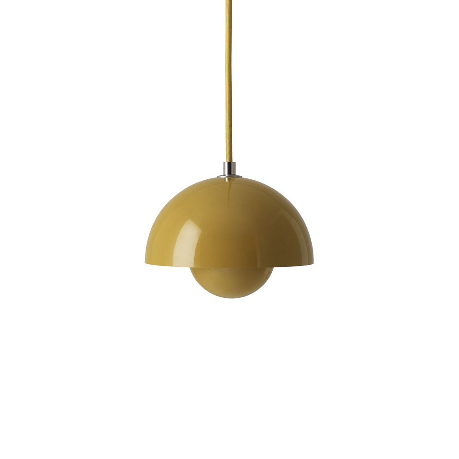 Tradition Yellow &Tradition - Pendant Flowerpot - Lacquered Steel - Designer Verner Panton