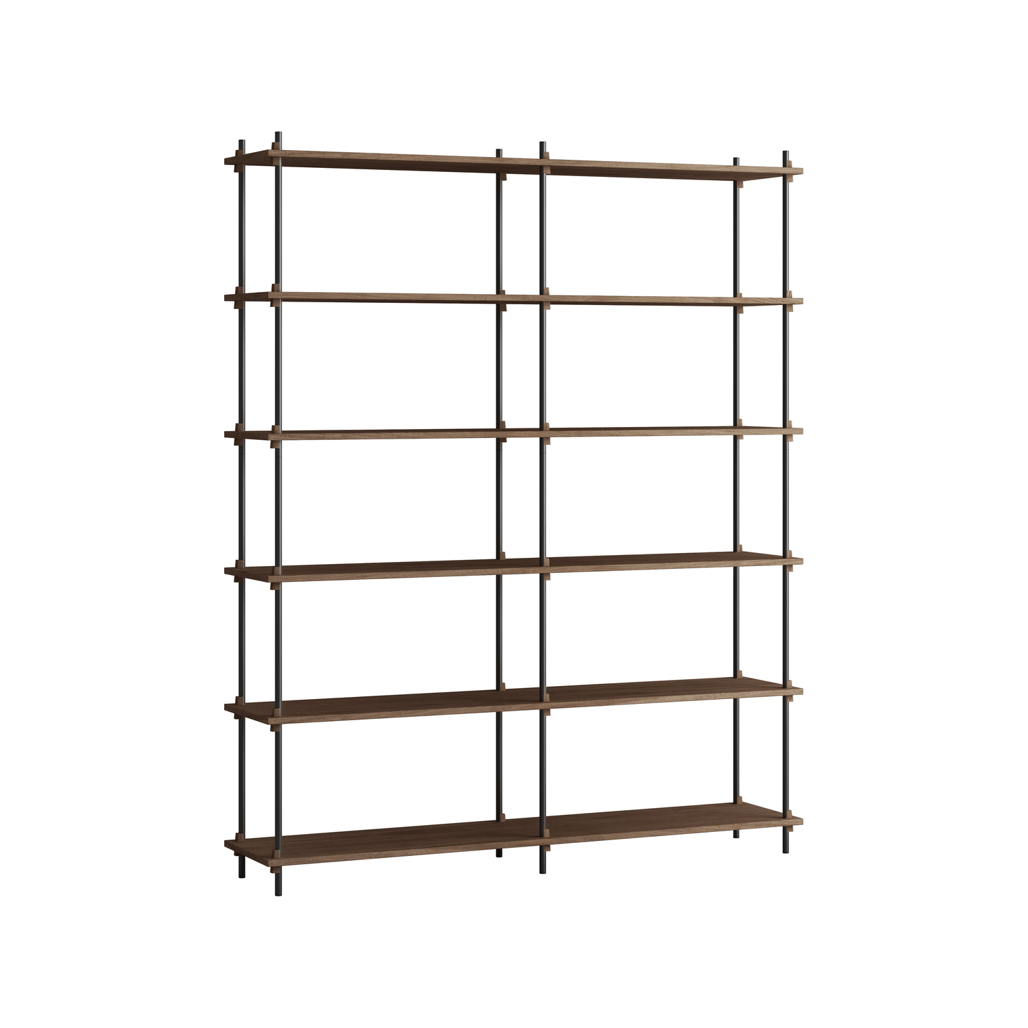 Moebe Brown - Shelf Shelving System - Oak Veneer Mdf