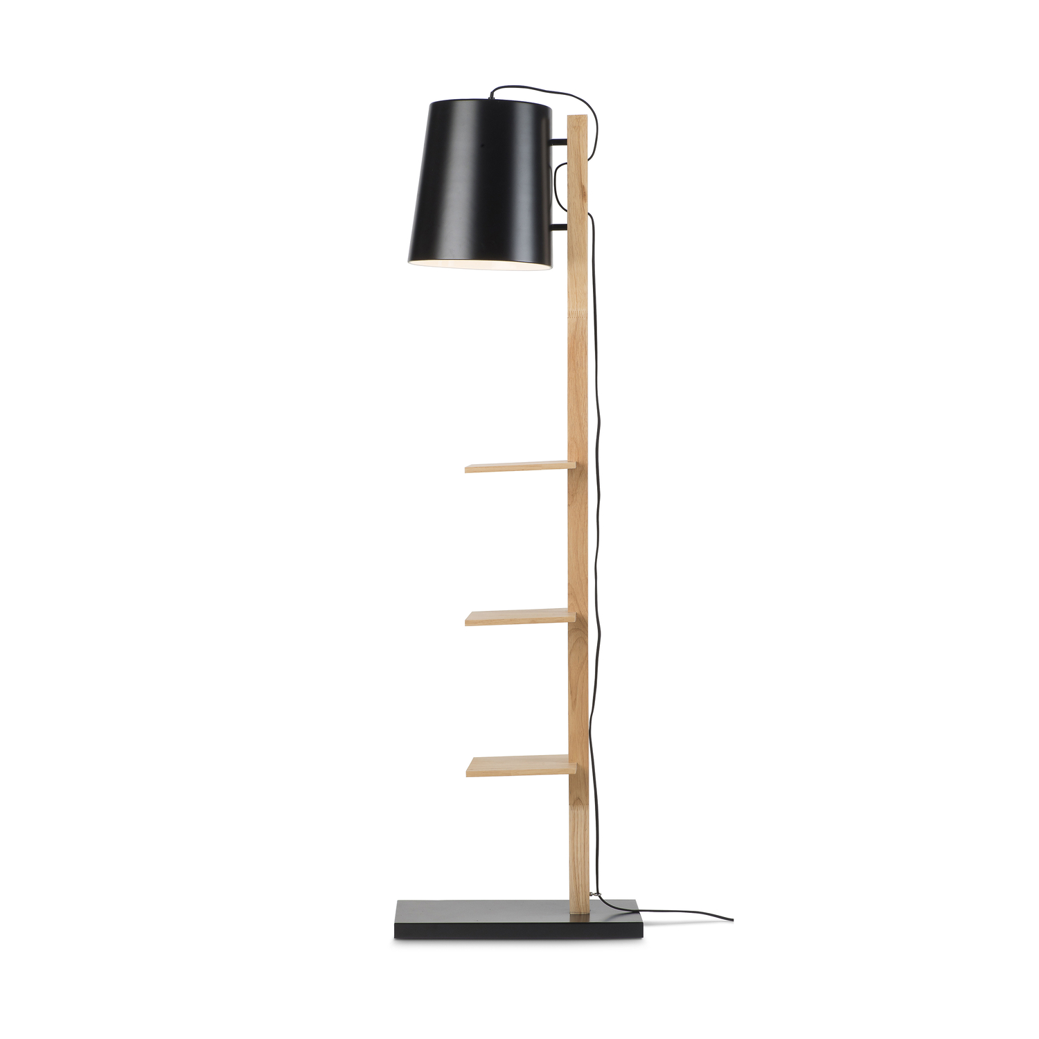 It's About Romi Light - Floor Lamp Cambridge - Natural Wood - Iron