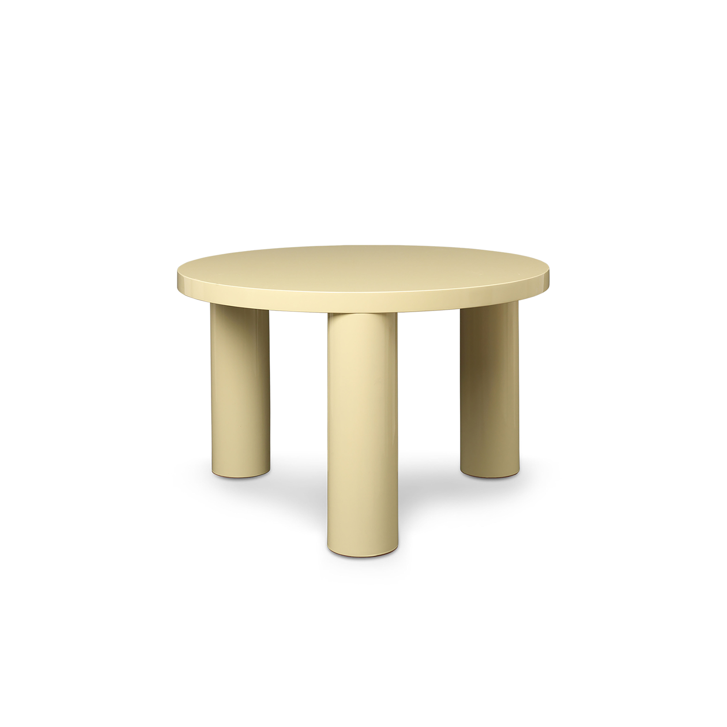 Ferm Living Yellow - Coffee Table Post - Lacquered Mdf