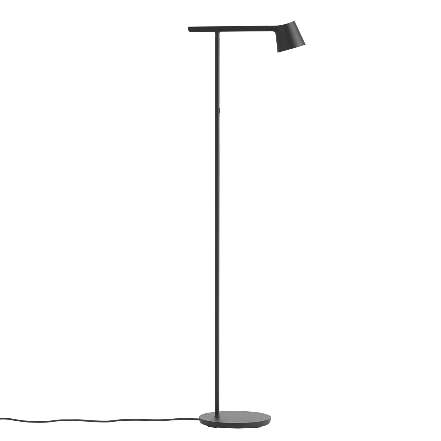 Muuto - Stehleuchte Tip - Schwarz - Aluminium - Designer Jens Fager