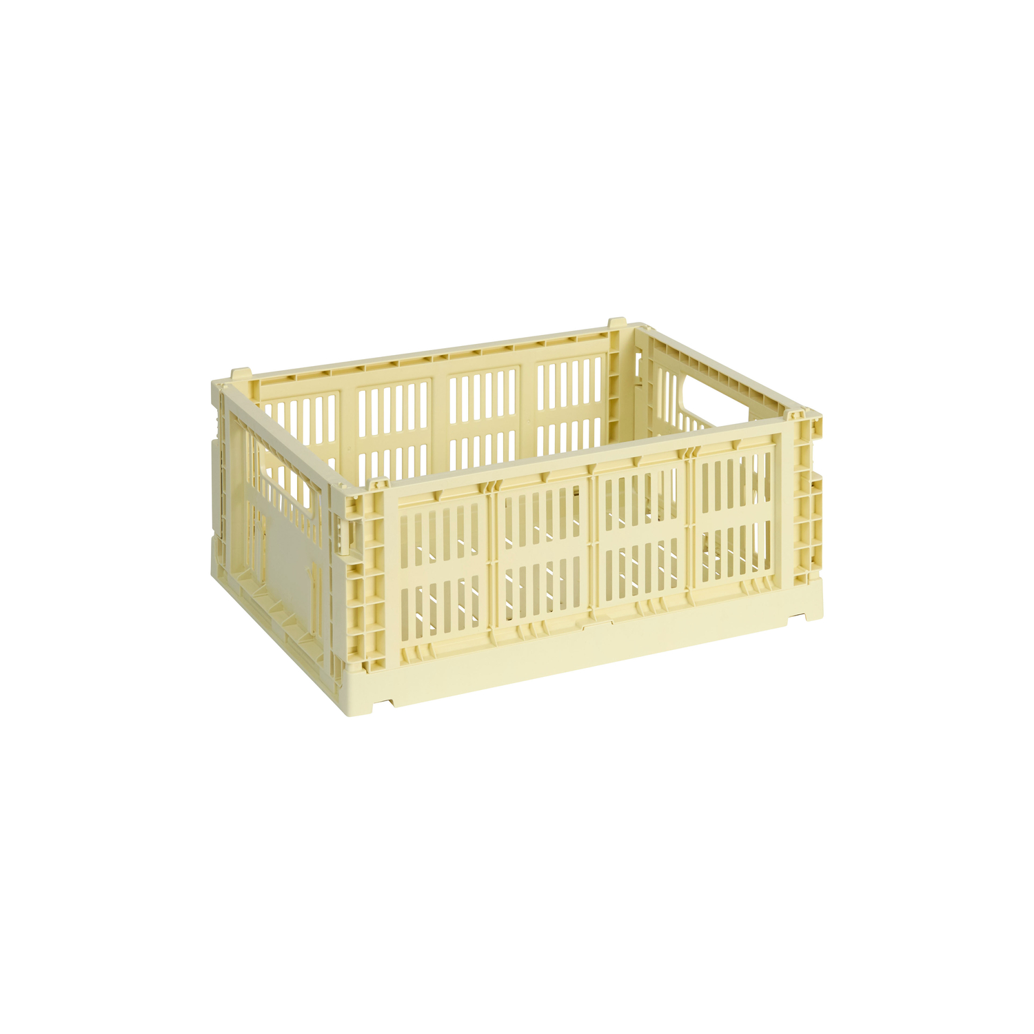Hay Yellow - Basket Colour Crate - Recycled Polypropylene - Designer Studio Size 26.5