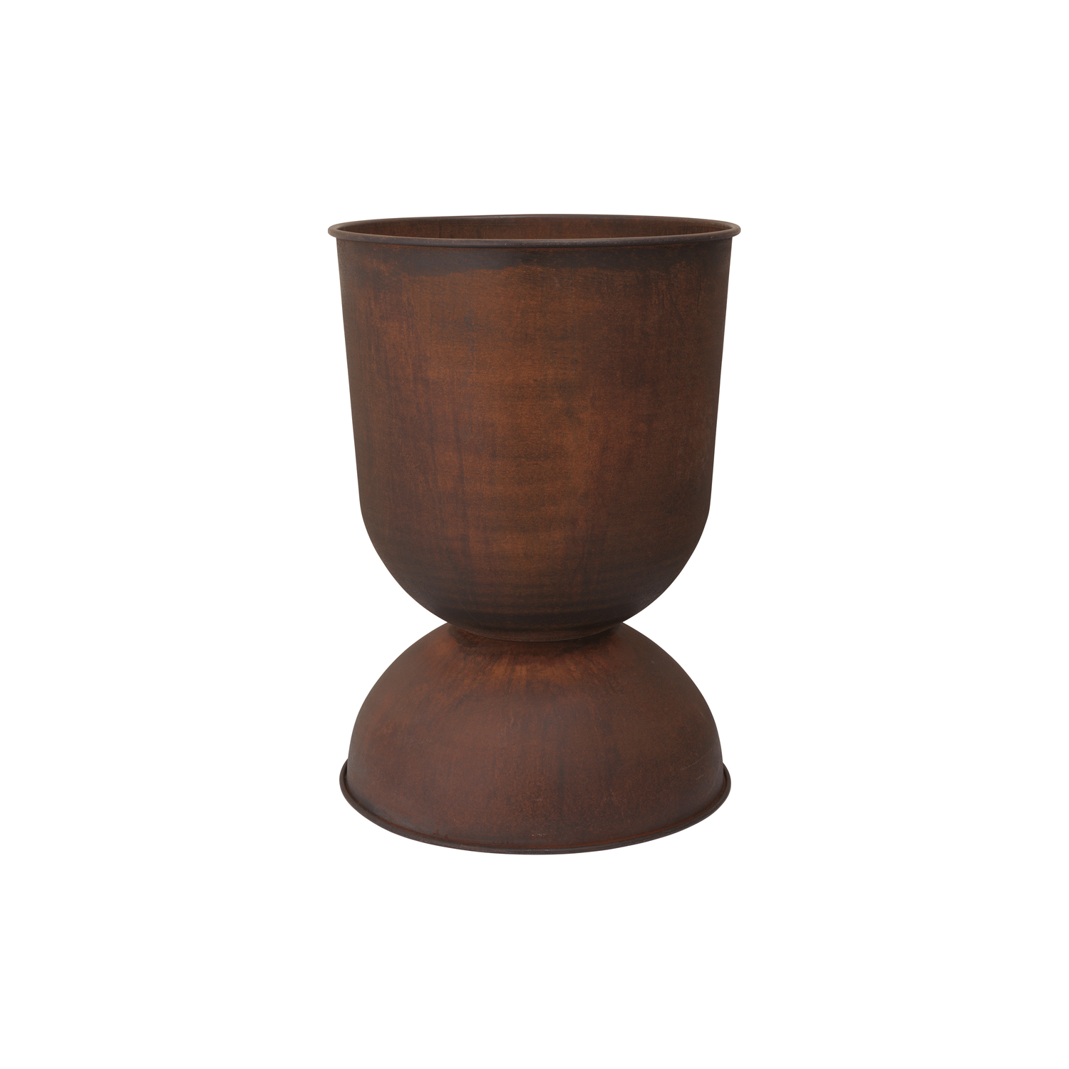Ferm Living Brown - Flowerpot Hourglass - Steel - Designer Trine Andersen