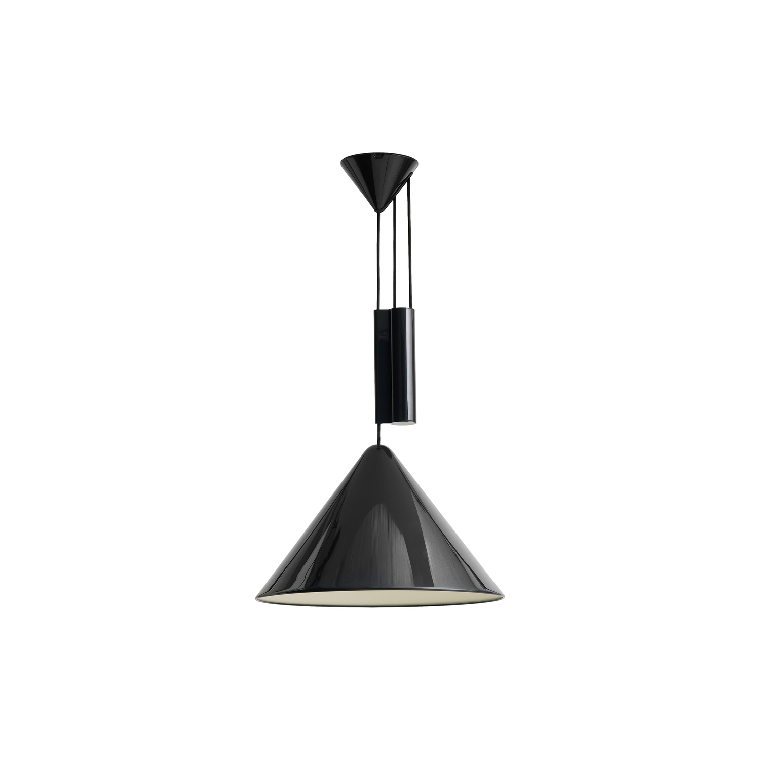 Hay Black - Pendant Compass - Lacquered Aluminium - Designer Julien Renault Size 43
