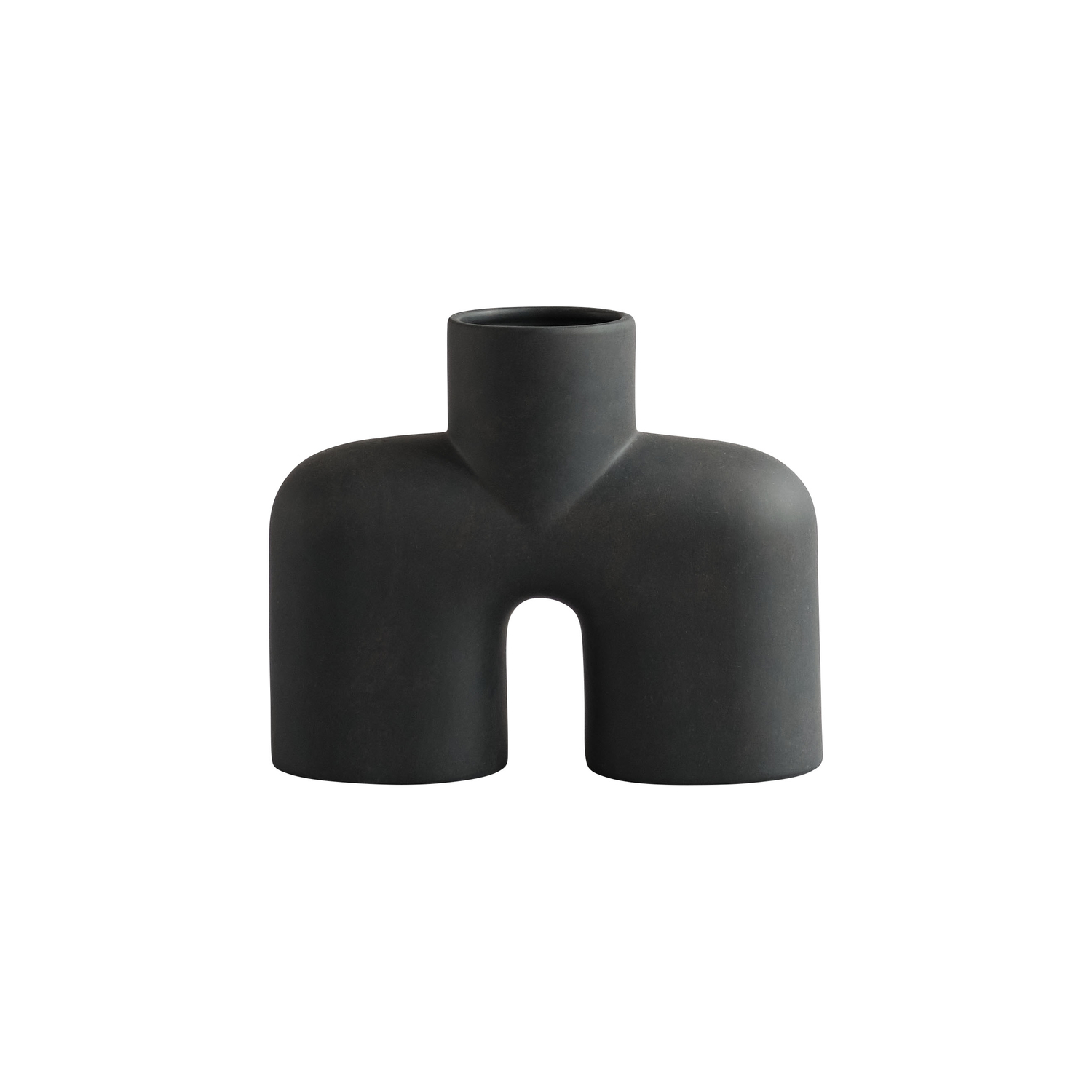 101 COPENHAGEN - Vase Cobra - Marron - Céramique - Designer Tommy Hyldahl