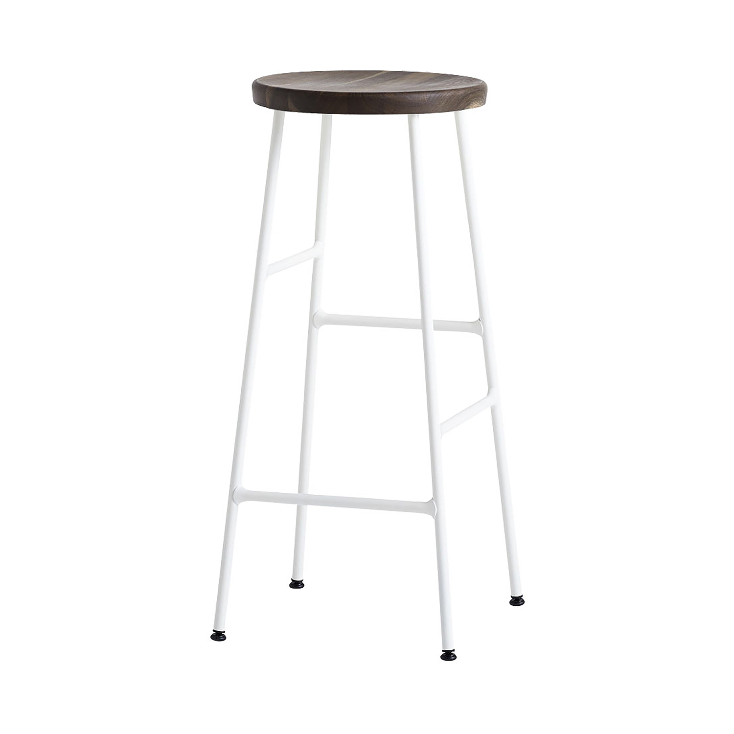 Hay Light - Bar Stool Cornet - Natural Wood - Smoked Solid Oak - Designer Jonas Trampedach