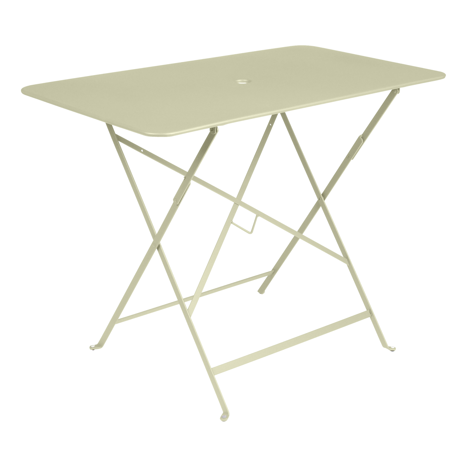 Fermob Green - Rectangular Table Bistro - Painted Steel - Designer Frédéric Sofia