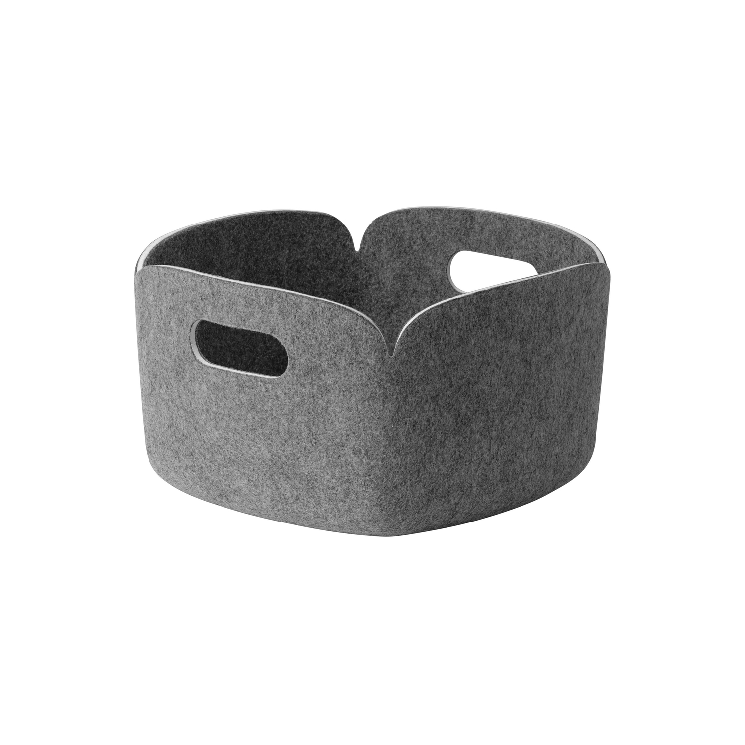 Muuto - Korb Restore - Grau - Filz, Recycelt - Designer Mika Tolvanen