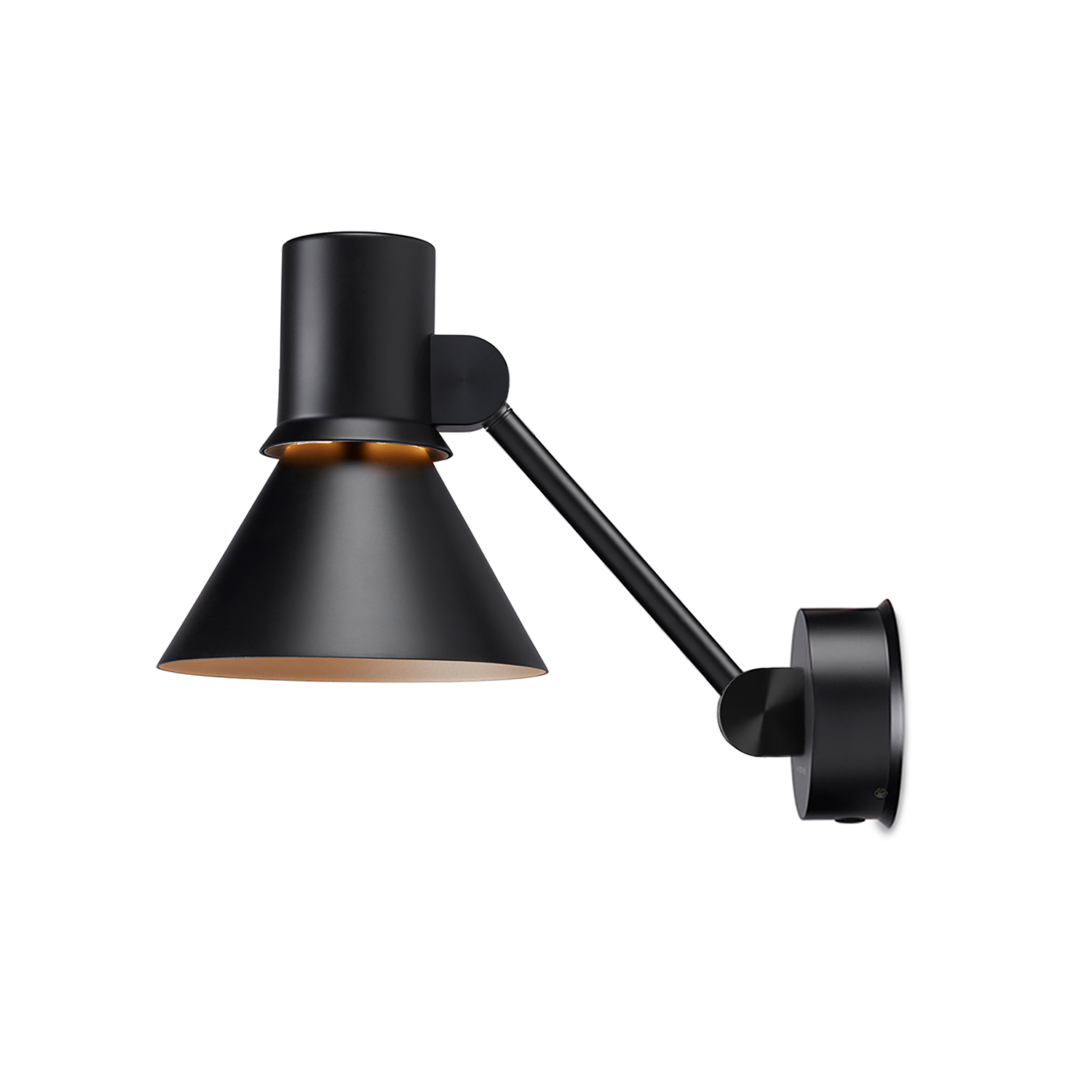 Anglepoise Light/Black - Wall Type 80 - Cast Iron - Designer Kenneth Grange