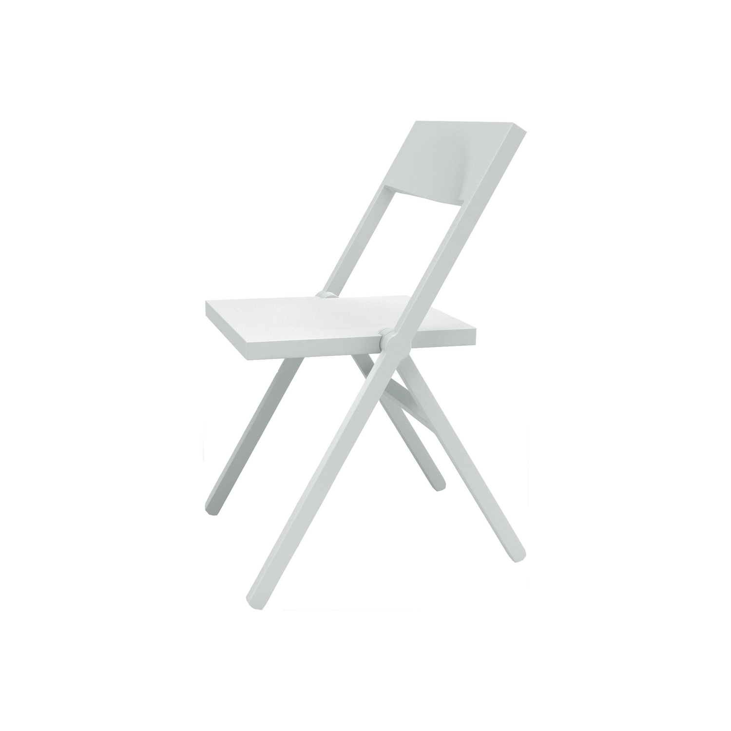 Alessi Piana ASPN9001 - Design-Klappstuhl, in Polypropylen, Verstärkt mit Glasfaser, weiß, 5.5 x 6.66 x 3.1 cm - Bild 3
