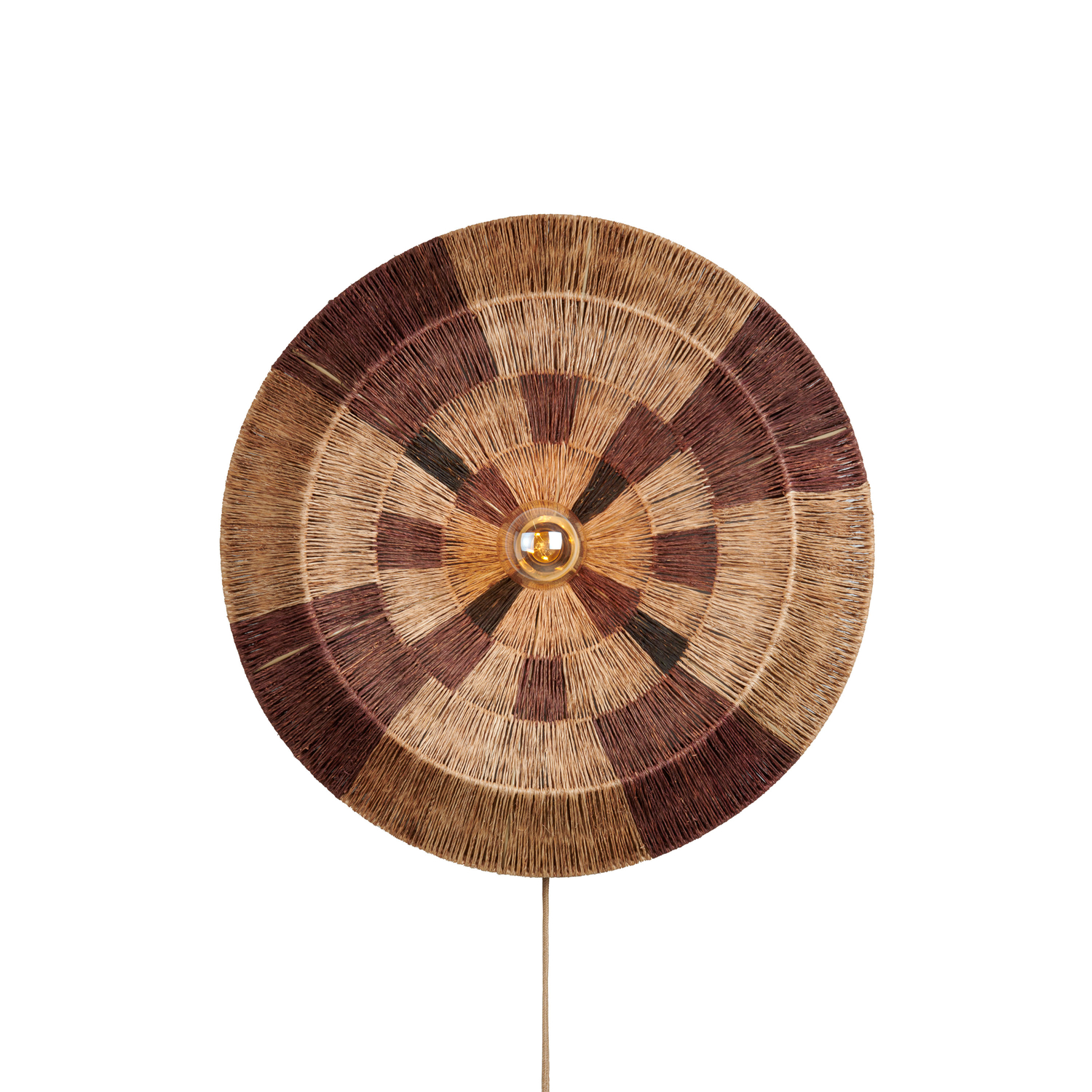 Good & Mojo Light/Brown - Wall With Plug Serengeti - Hessian