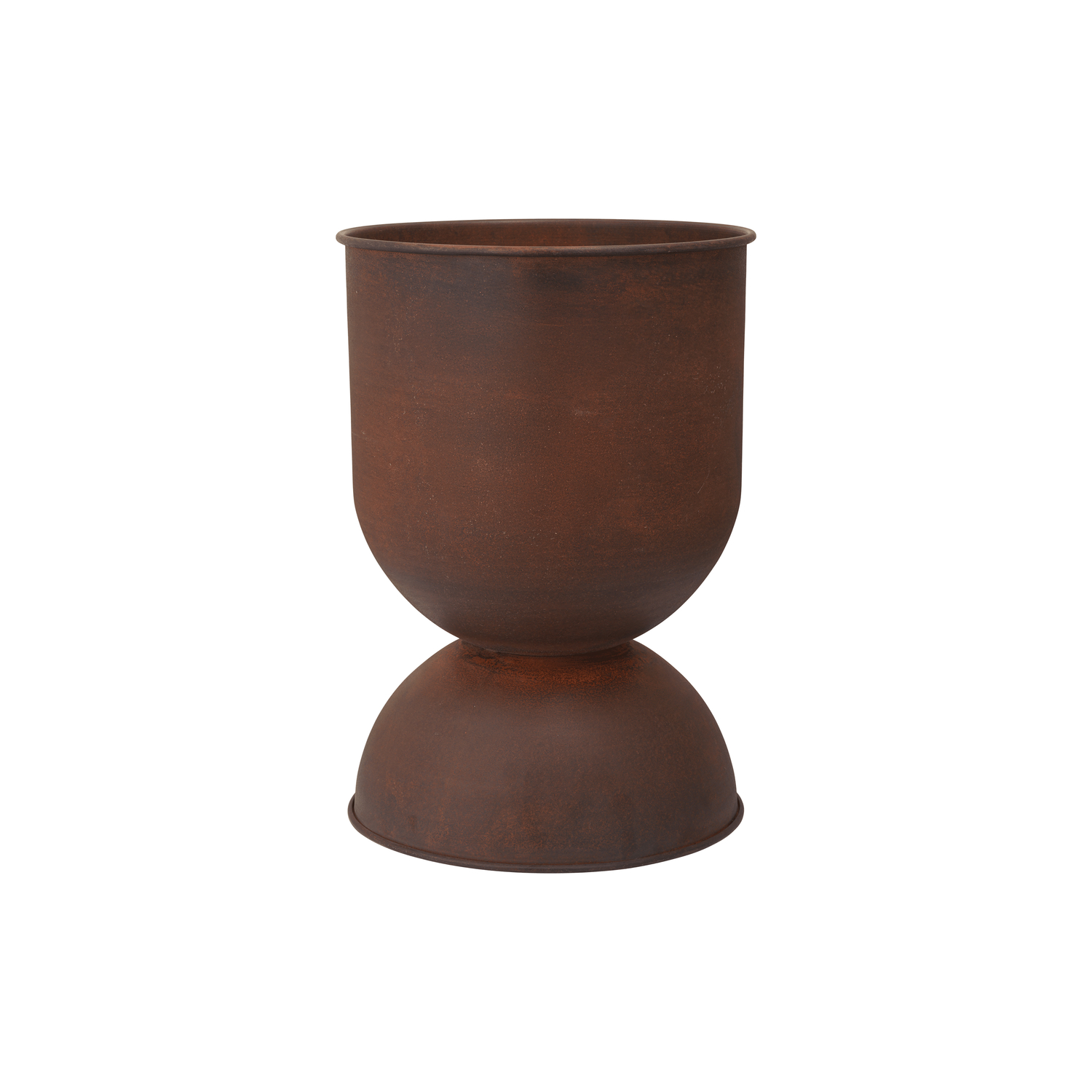 Ferm Living Brown - Flowerpot Hourglass - Steel - Designer Trine Andersen